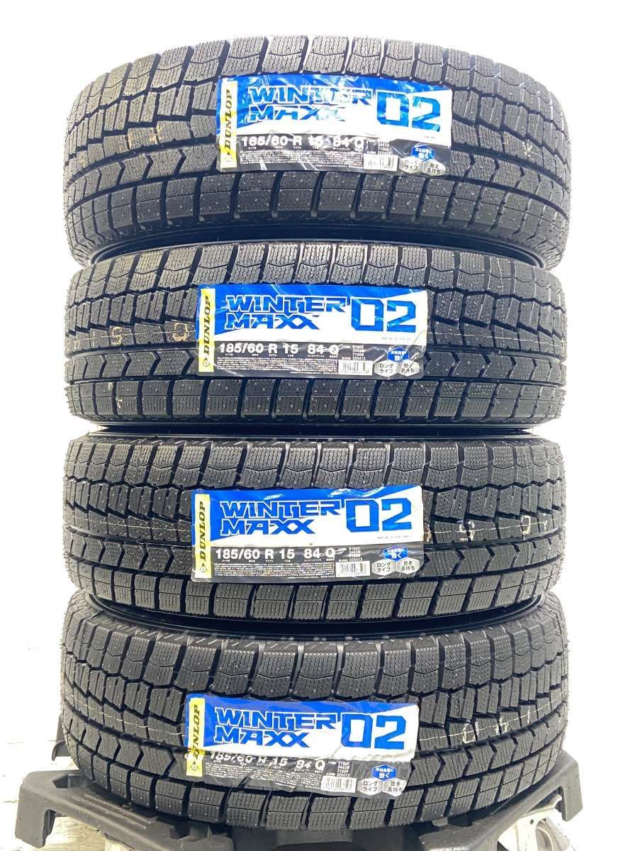 【送料無料】ダンロップ　ウィンターマックスWM02 165/60R15 中古4本 185/60R15 ダンロップ ウィンターマックス WM02 S7 15x5.5 100/114.3-4