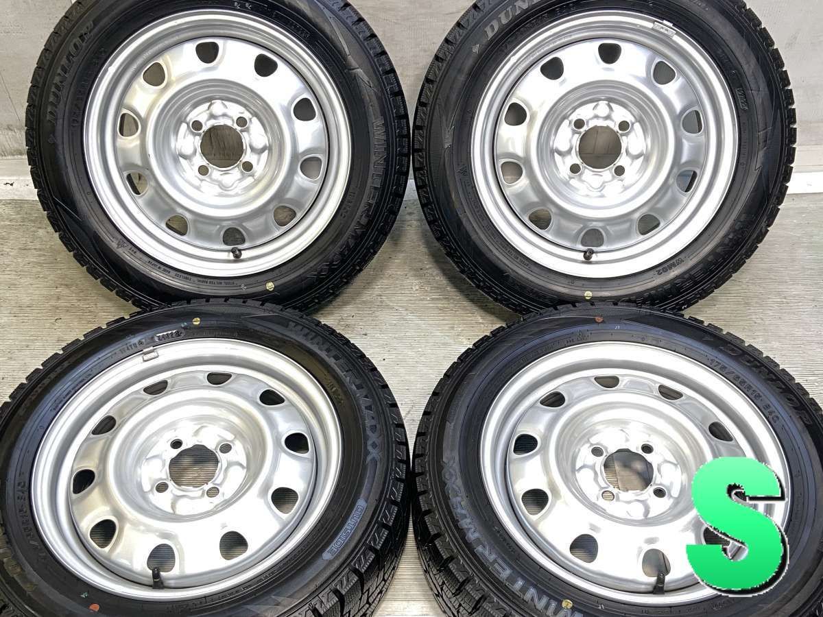 175/65R15 ダンロップ ウィンターマックス WM02 　 TOPY M60 15x5.5 100-4穴 中古タイヤ スタッドレスタイヤ ホイールセット 4本セット w15260422030