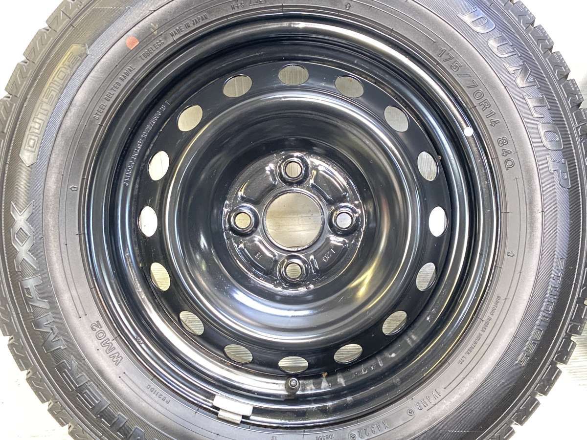 175/70R14 ダンロップ ウィンターマックス WM02 トヨタ純正 L20 14x5.5