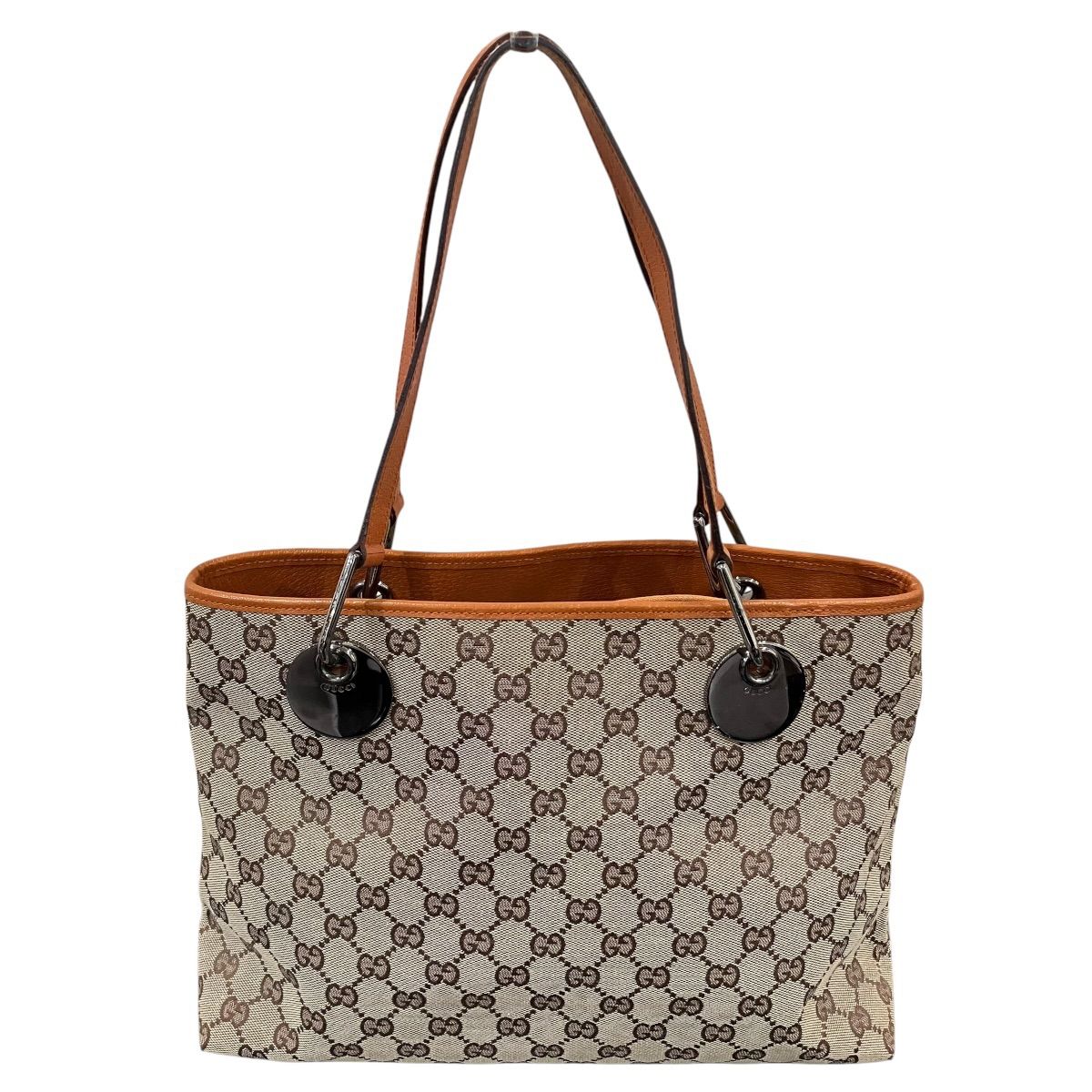 グッチ GUCCI GGキャンバス ハンドバッグ キャンバス レザー 120837 レディース