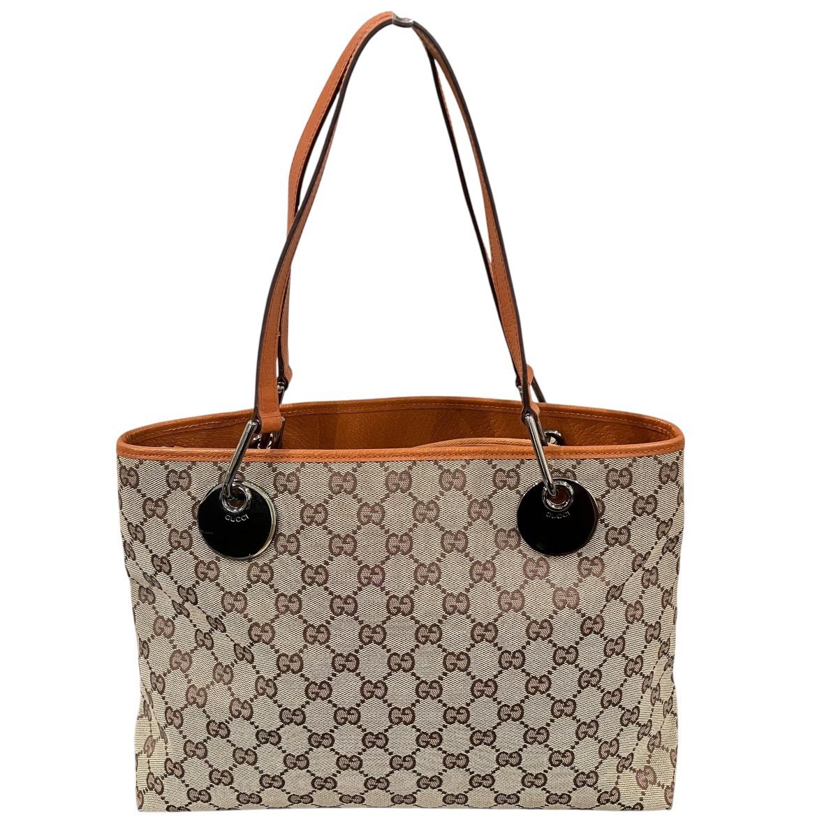 グッチ GUCCI GGキャンバス ハンドバッグ キャンバス レザー 120837 レディース