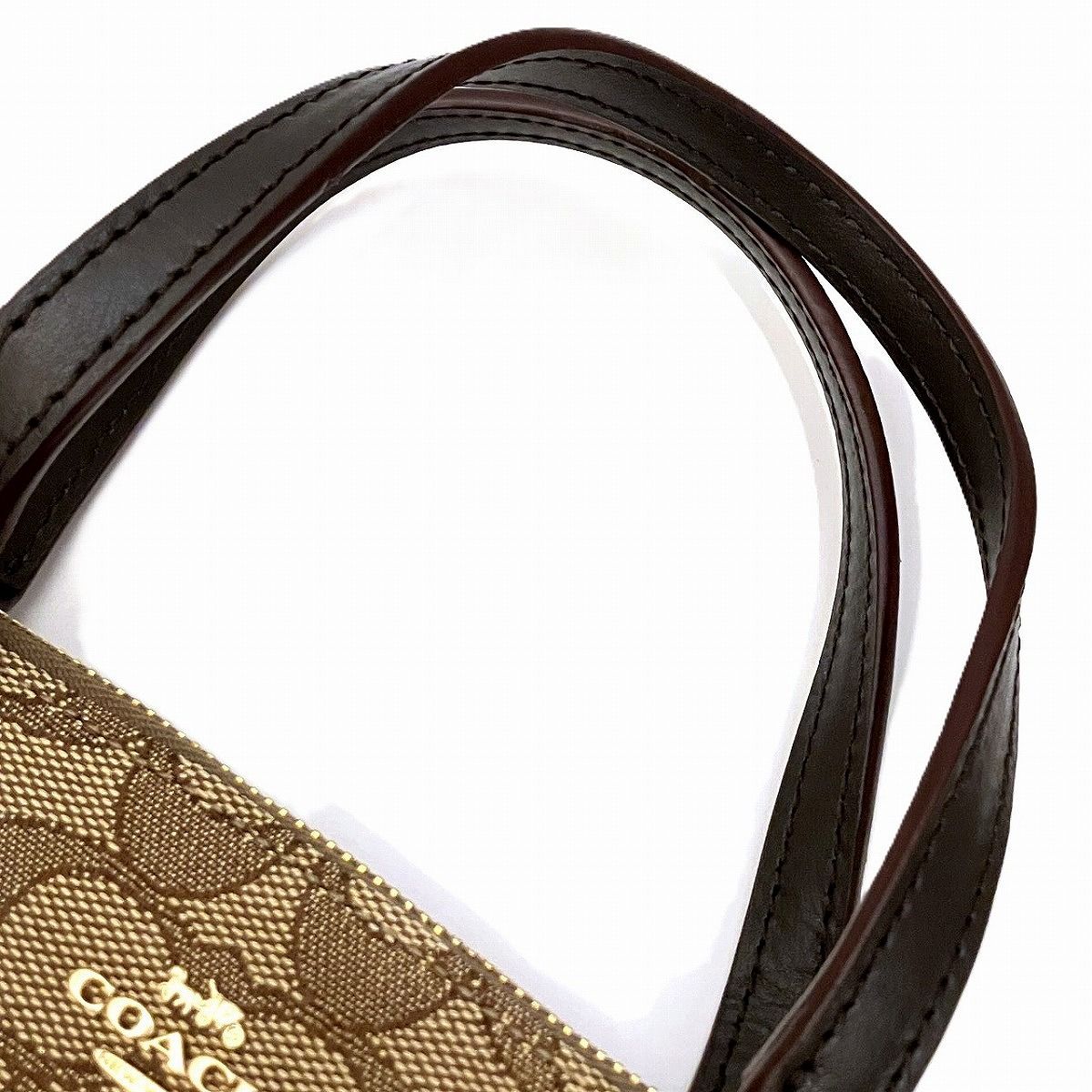 コーチ COACH シグネチャー ハンドバッグ キャンバス レザー F27580 レディース コーチ COACH シグネチャー ハンドバッグ キャンバス レザー F27580 レディース