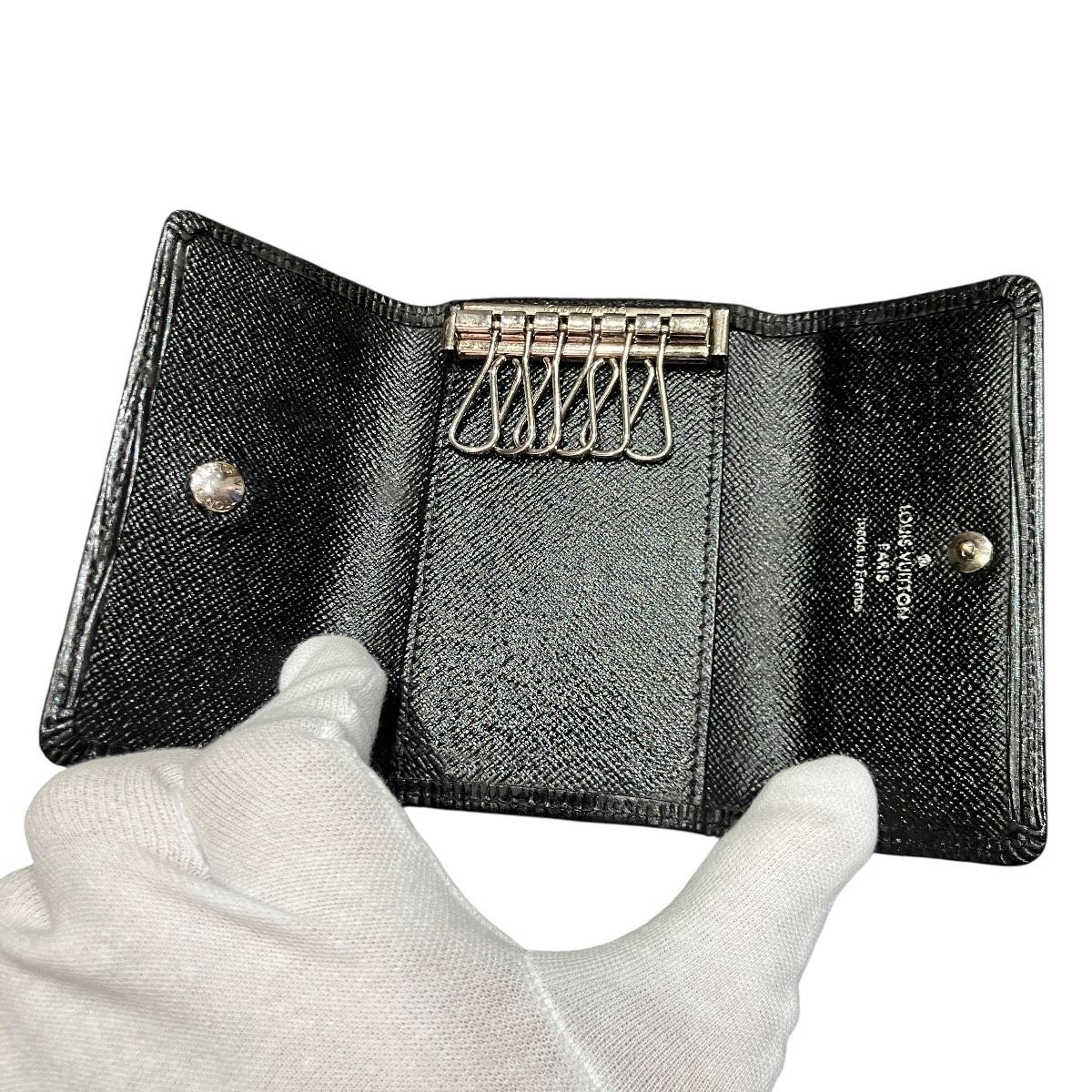 ルイ・ヴィトン LOUIS VUITTON タイガ キーケース レザー M30532