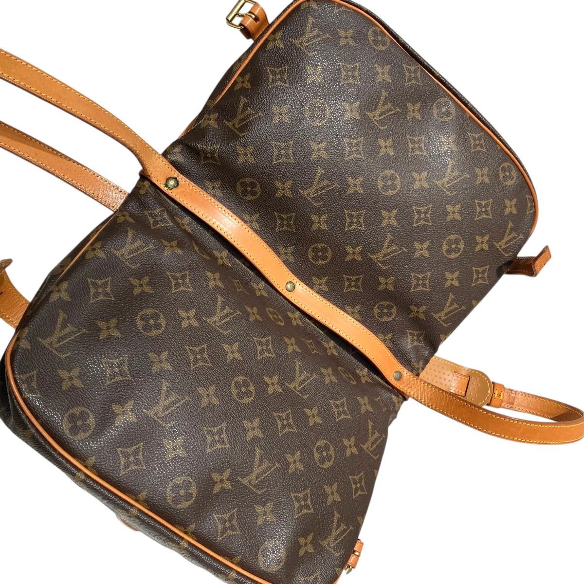 ルイ・ヴィトン LOUIS VUITTON ソミュール30 モノグラム ショルダー