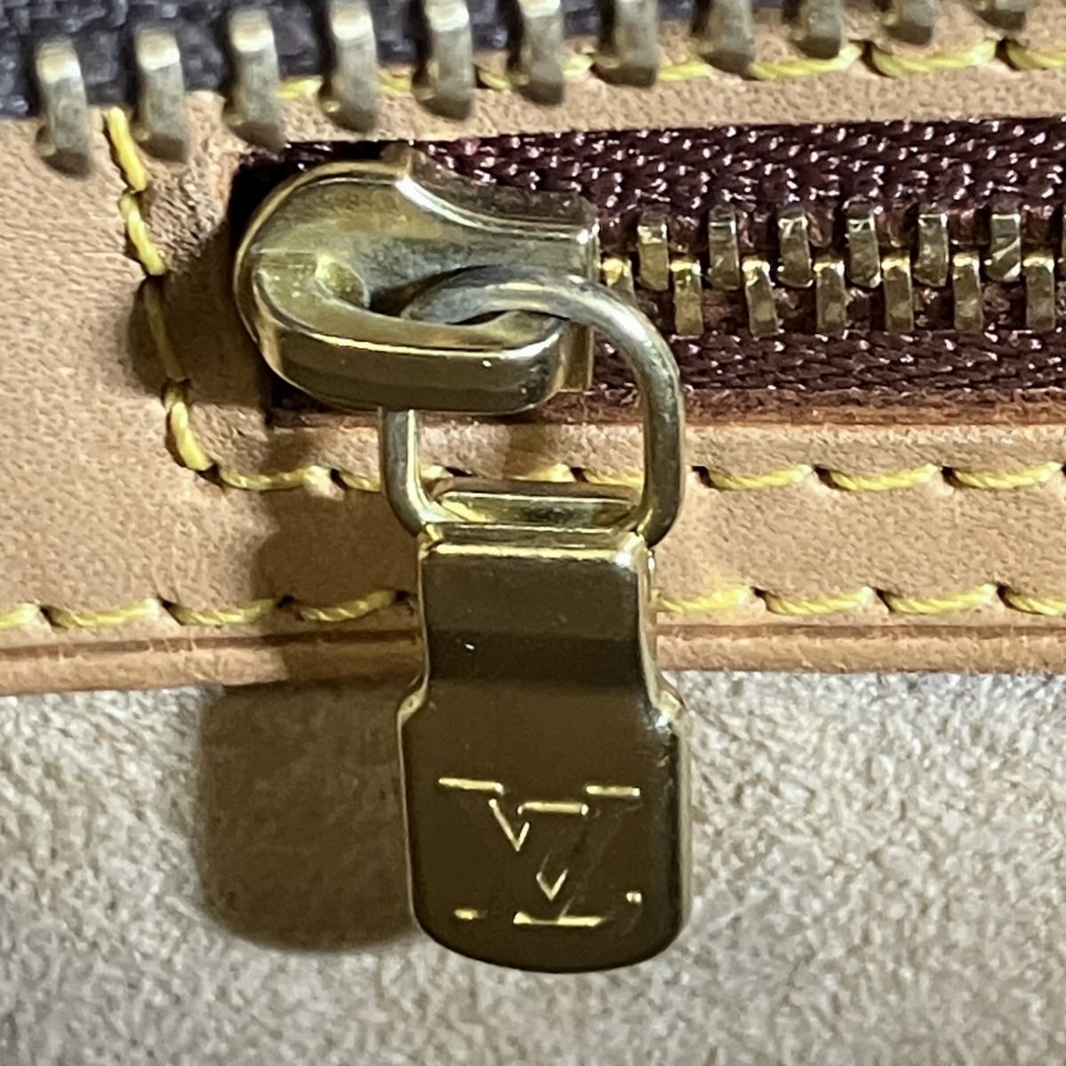 ルイ・ヴィトン LOUIS VUITTON ルコ モノグラム トートバッグ ヌメ革