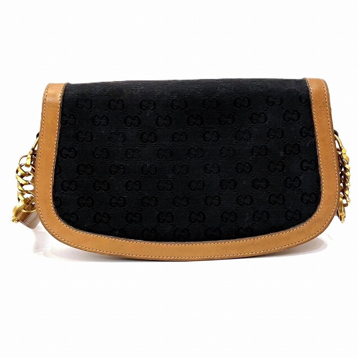 グッチ GUCCI ホースビット GG ショルダーバッグ キャンバス レザー グッチ GUCCI ホースビット GG ショルダーバッグ キャンバス レザー