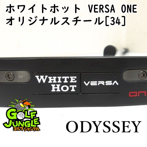 【中古】パター オデッセイ ホワイトホット VERSA ONE オリジナルスチール[34] 3 パター スチールシャフト おすすめ メンズ 右[3423]