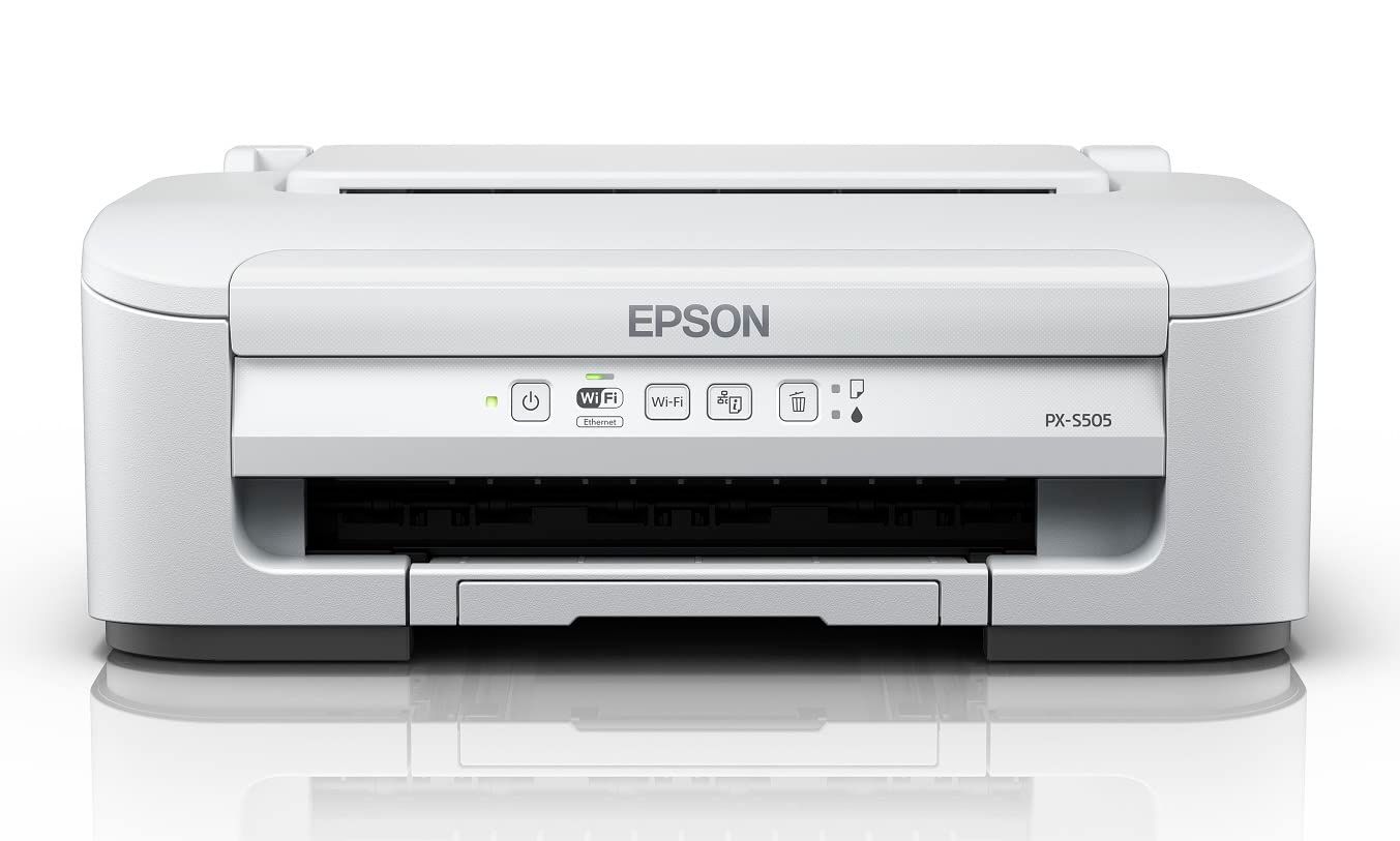 【新品】エプソン プリンター A4 インクジェット PX-S505 カラー印刷対応　コンパクト　省スペースデザイン　低コスト導入モデル　無線・有線LAN対応　スマホプリント対応 63446ccf