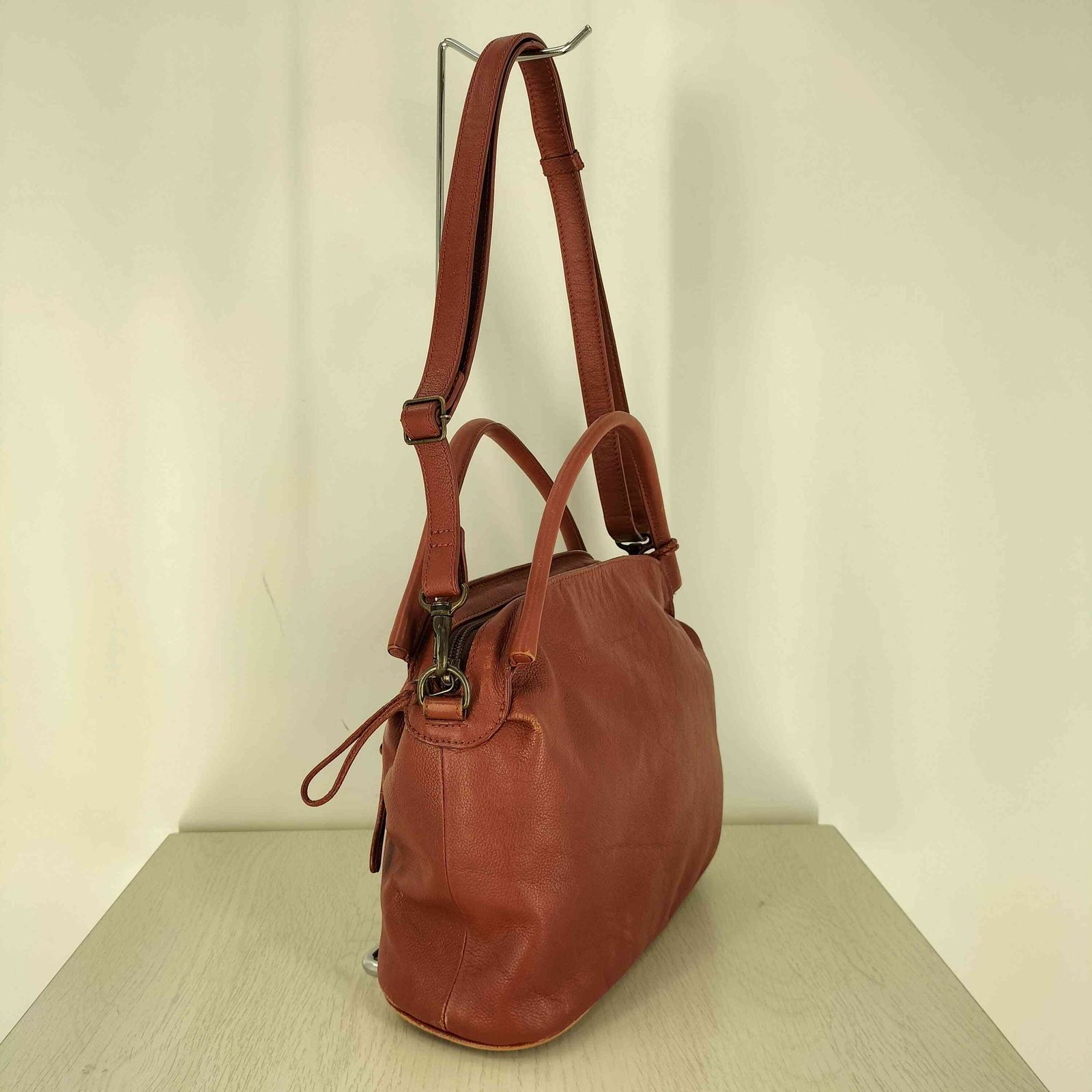 マザーハウス MOTHERHOUSE レザー 2WAY ストラップ ハンド ショルダー