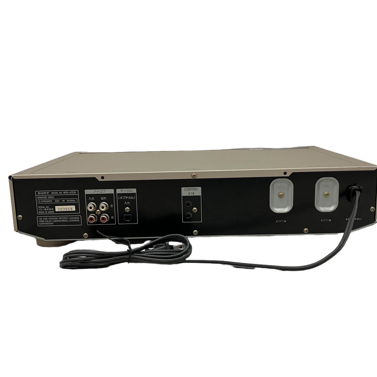 SONY MDS-JE330 MDデッキ MDレコーダー ソニー ミニディスクデッキ