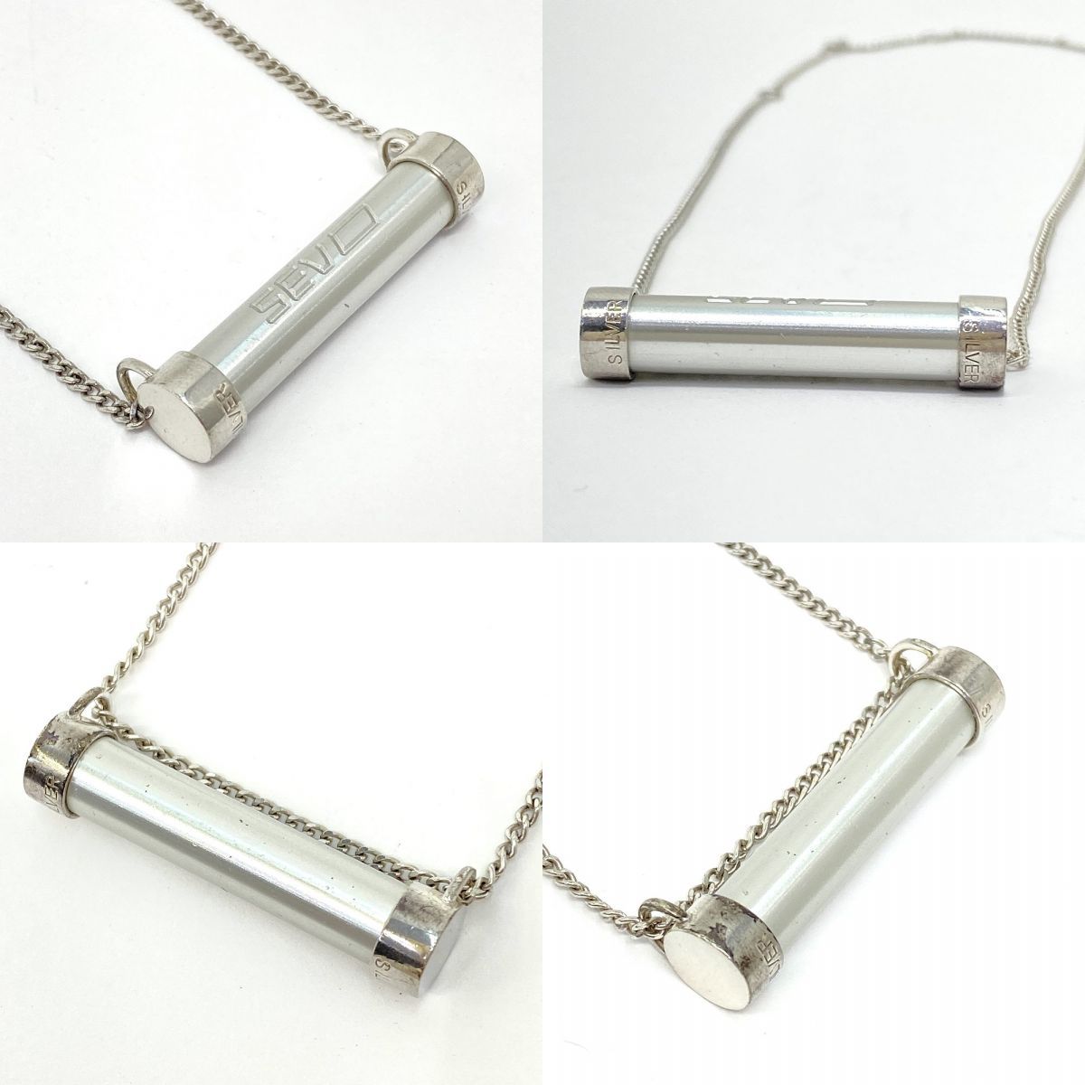 SEV セブ メタルレール Si ネックレス シルバー925 ※中古 - メルカリ