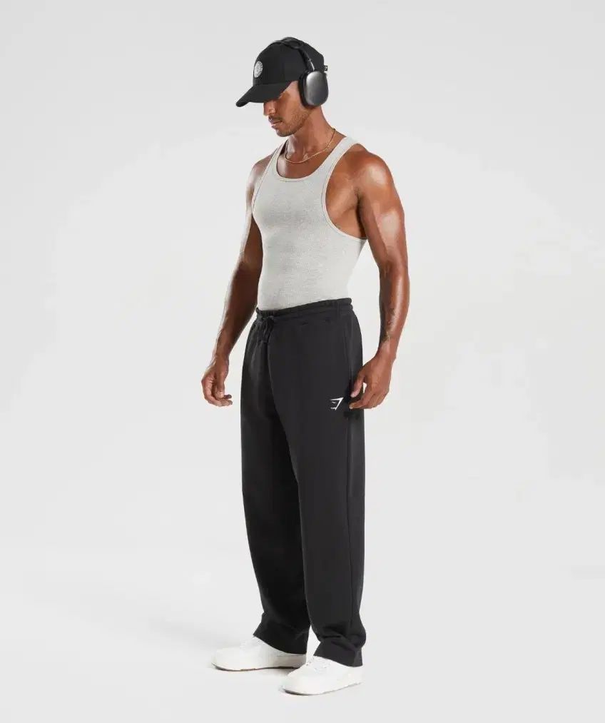 GYMSHARK ジムシャーク クレスト ストレート パンツ