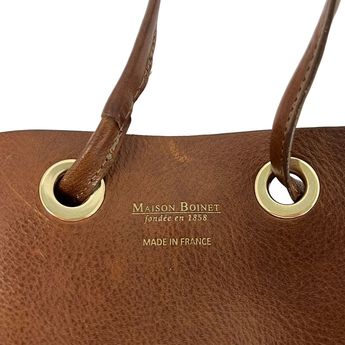 MAISONBOINET(メゾンボワネ) トートバッグ美品 - ダークブラウン