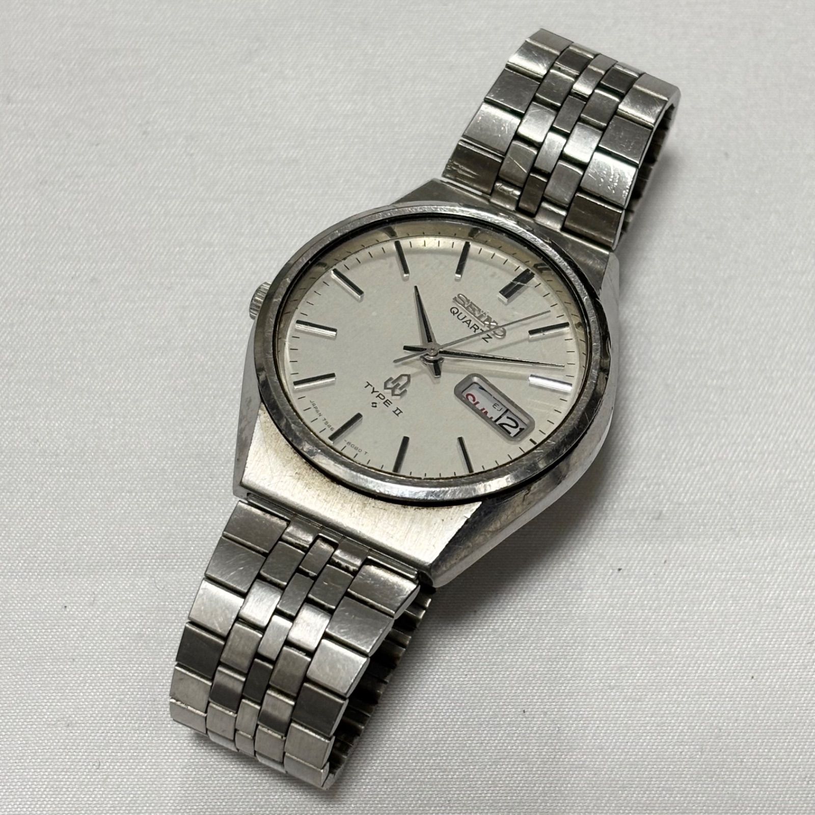 送料無料】【ジャンク品扱い】SEIKO/セイコー/TYPE2/タイプ2/7546-8070