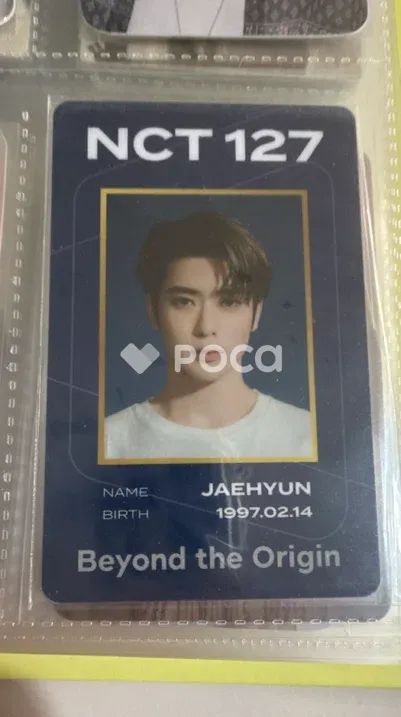 NCT ジェヒョン Beyond the Origin IDカード + ペンライトデコシール