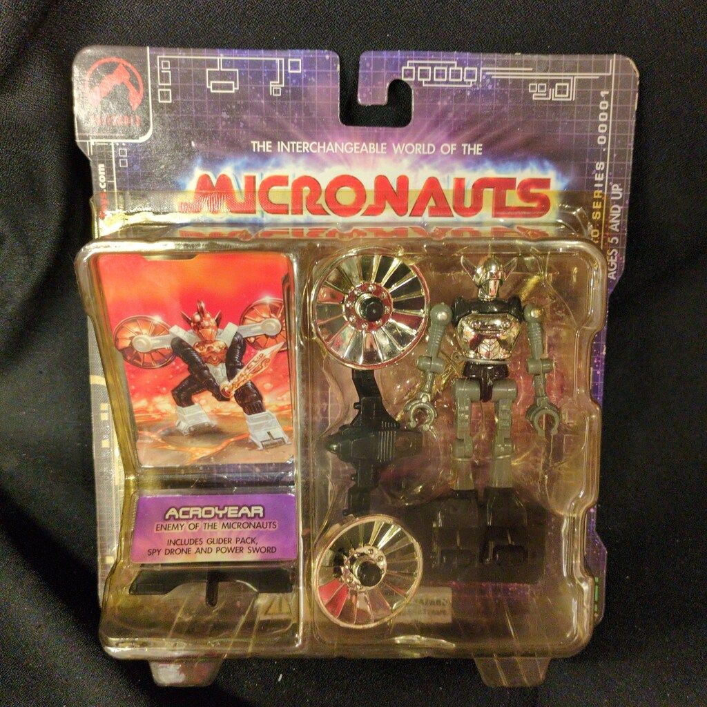 Palisades Toys MICRONAUTS ACROYEAR(グレー/銀メッキ)