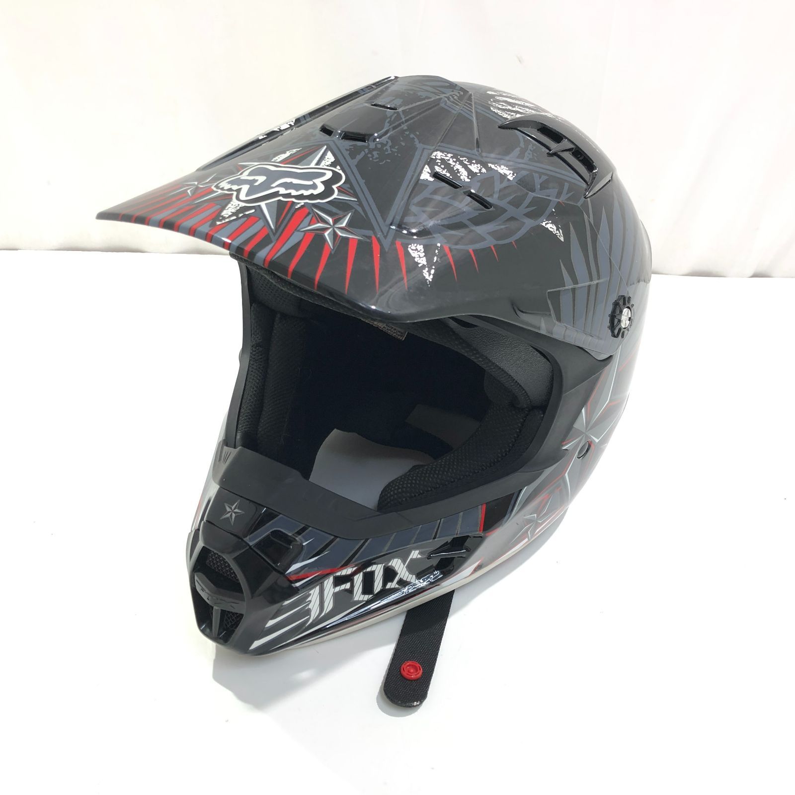 七重浜59-3-080513] 中古品 FOX フォックス V1 PILOT ヘルメット M