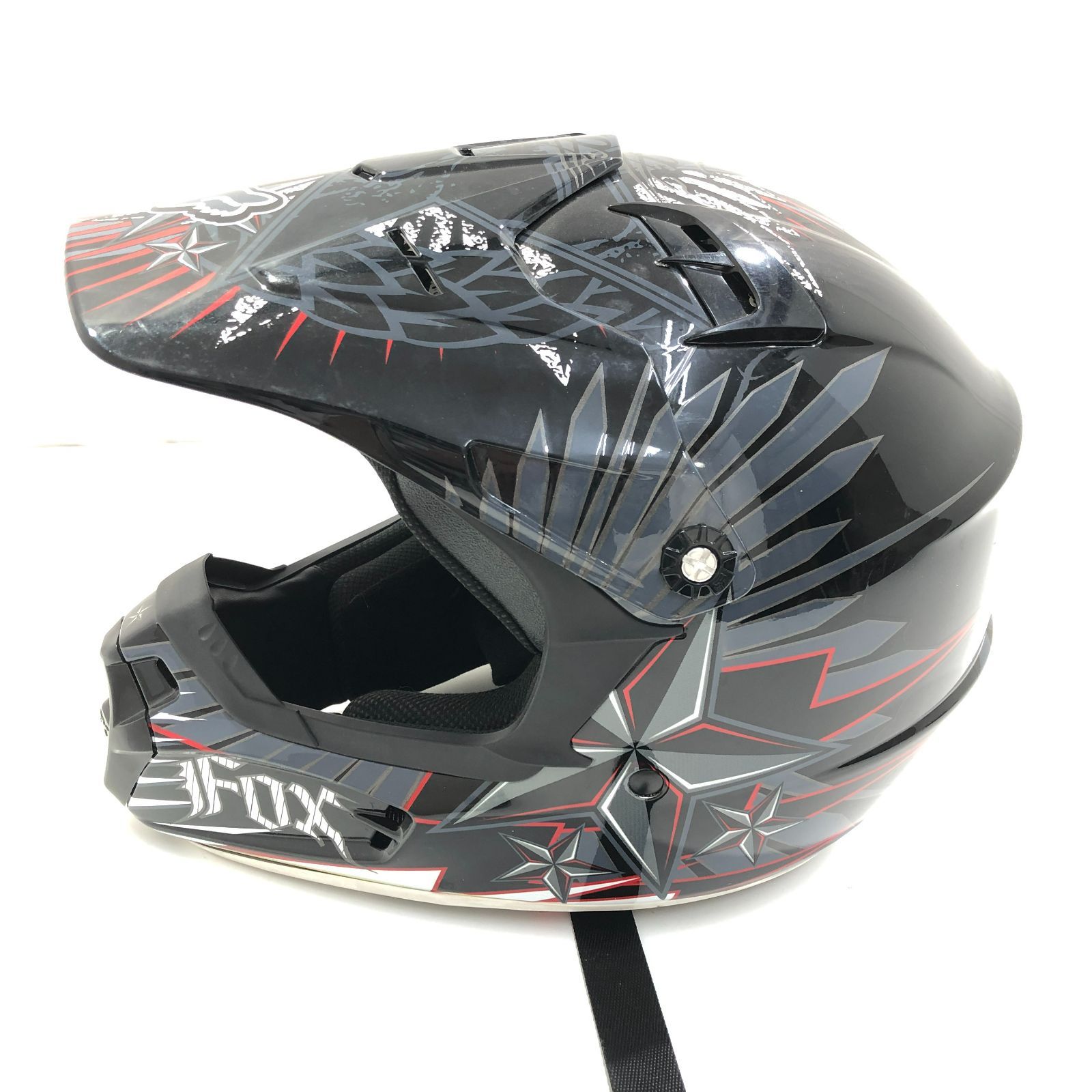七重浜59-3-080513] 中古品 FOX フォックス V1 PILOT ヘルメット M