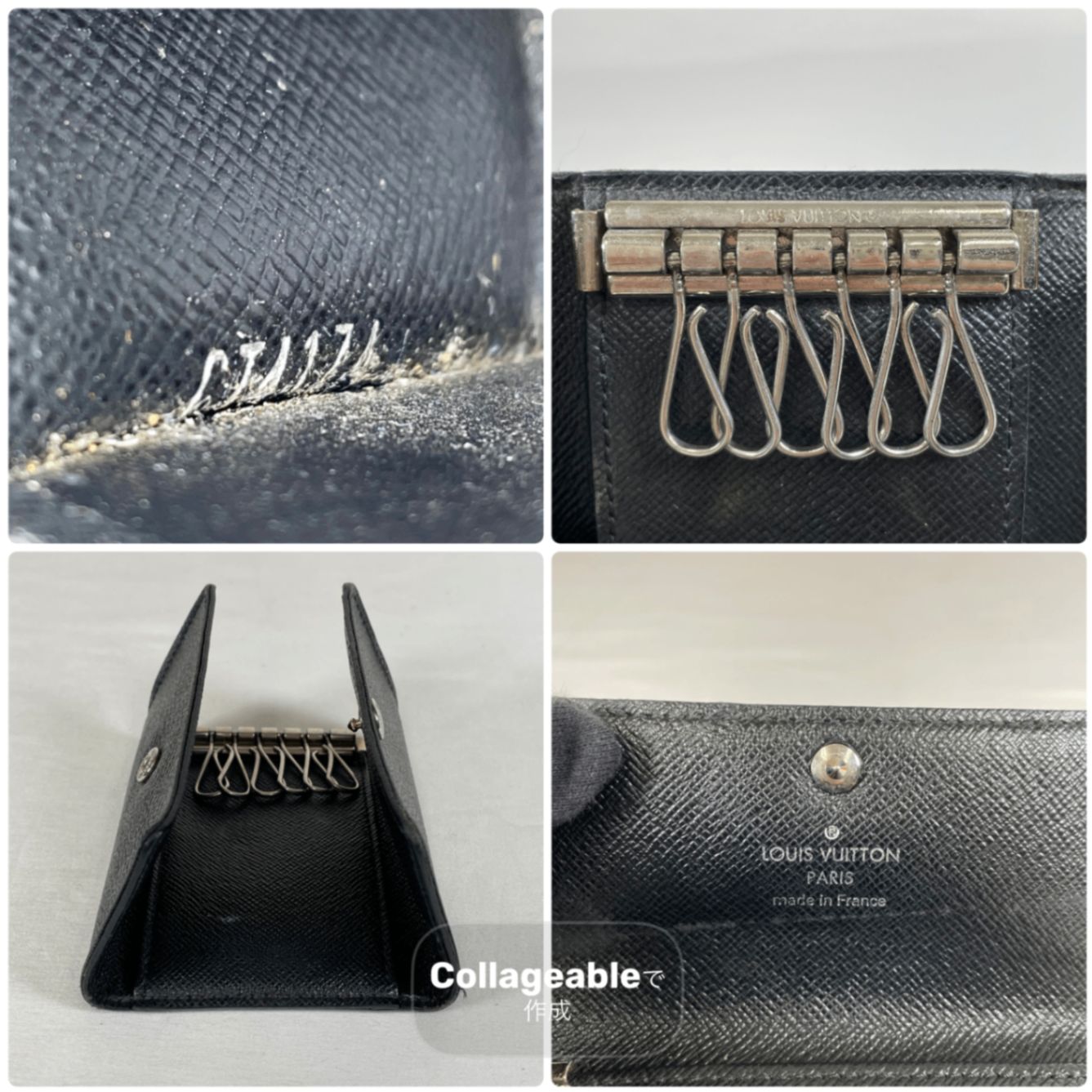 LOUIS VUITTON ルイヴィトン キーケース ミュルティクレ6 ダミエ グラ