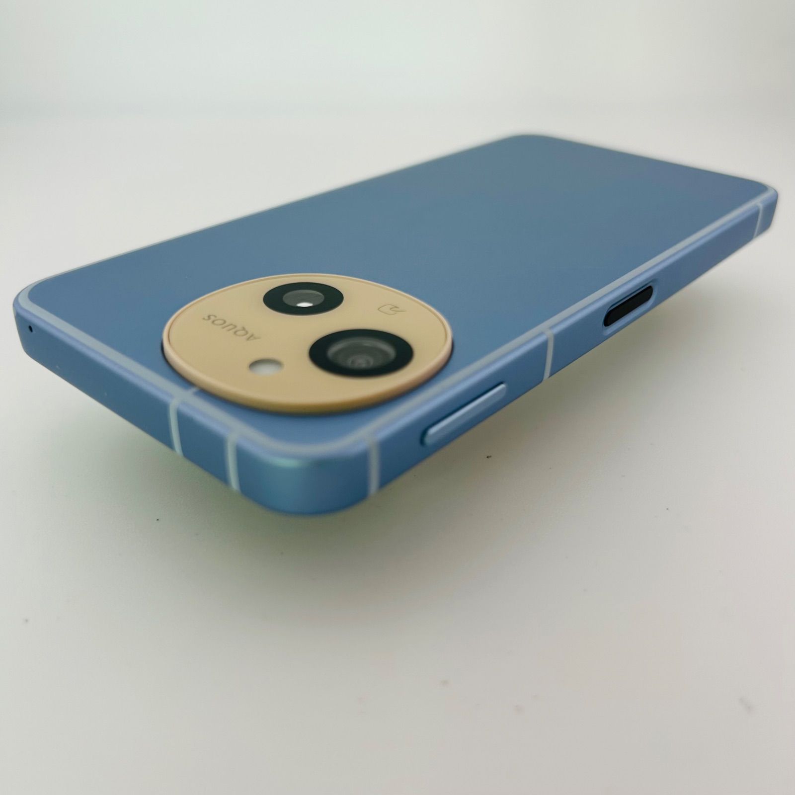 美品】バッテリー良好 AQUOS sense9 A405SH 128GB ブルー SIMフリー