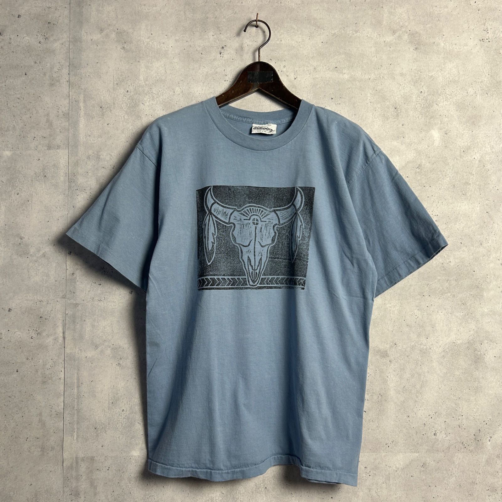 90s USA製 バッファロー スカル ヴィンテージTシャツ ネイティブ