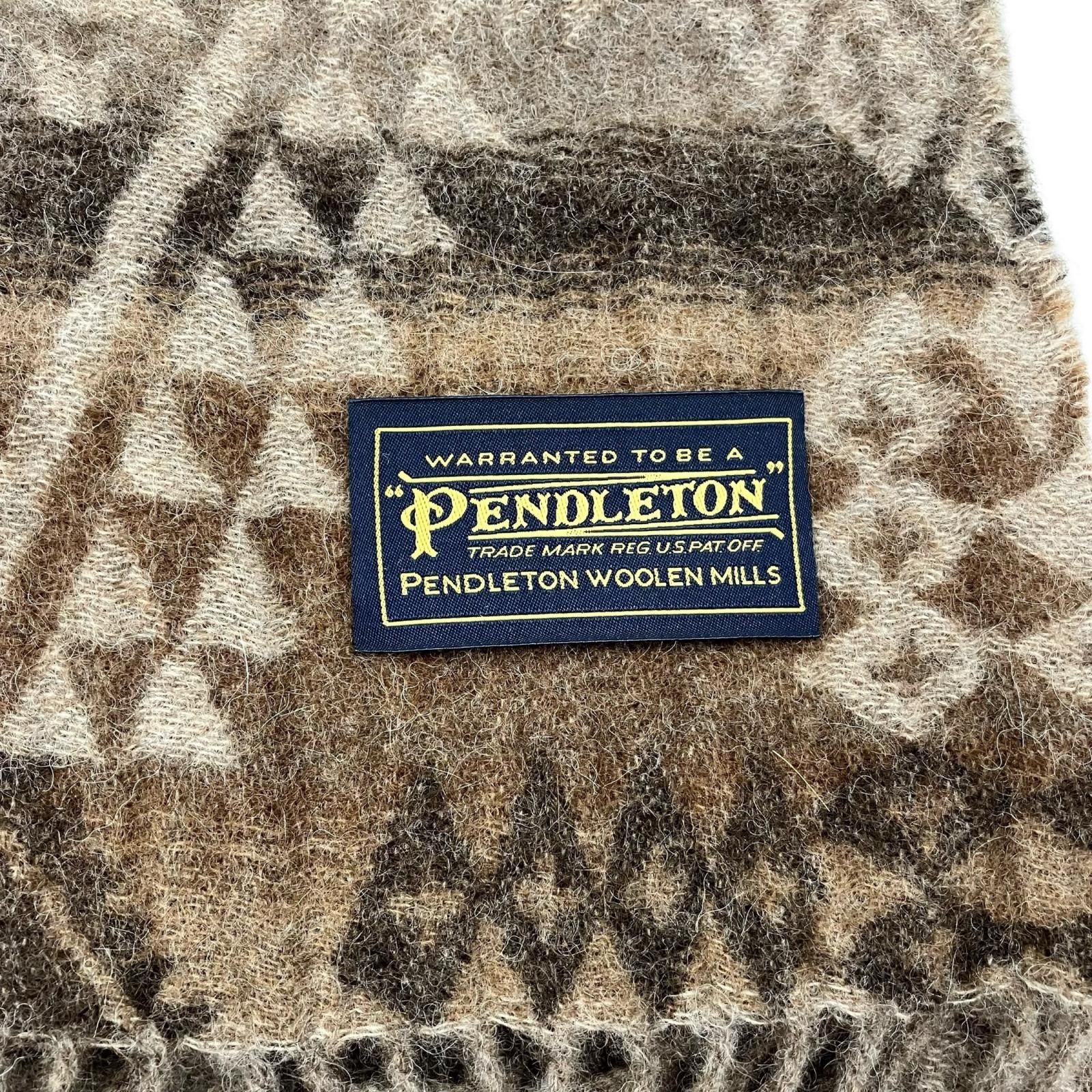 186000 現状品 PENDLETON ペンドルトン マフラー ストール アルパカ