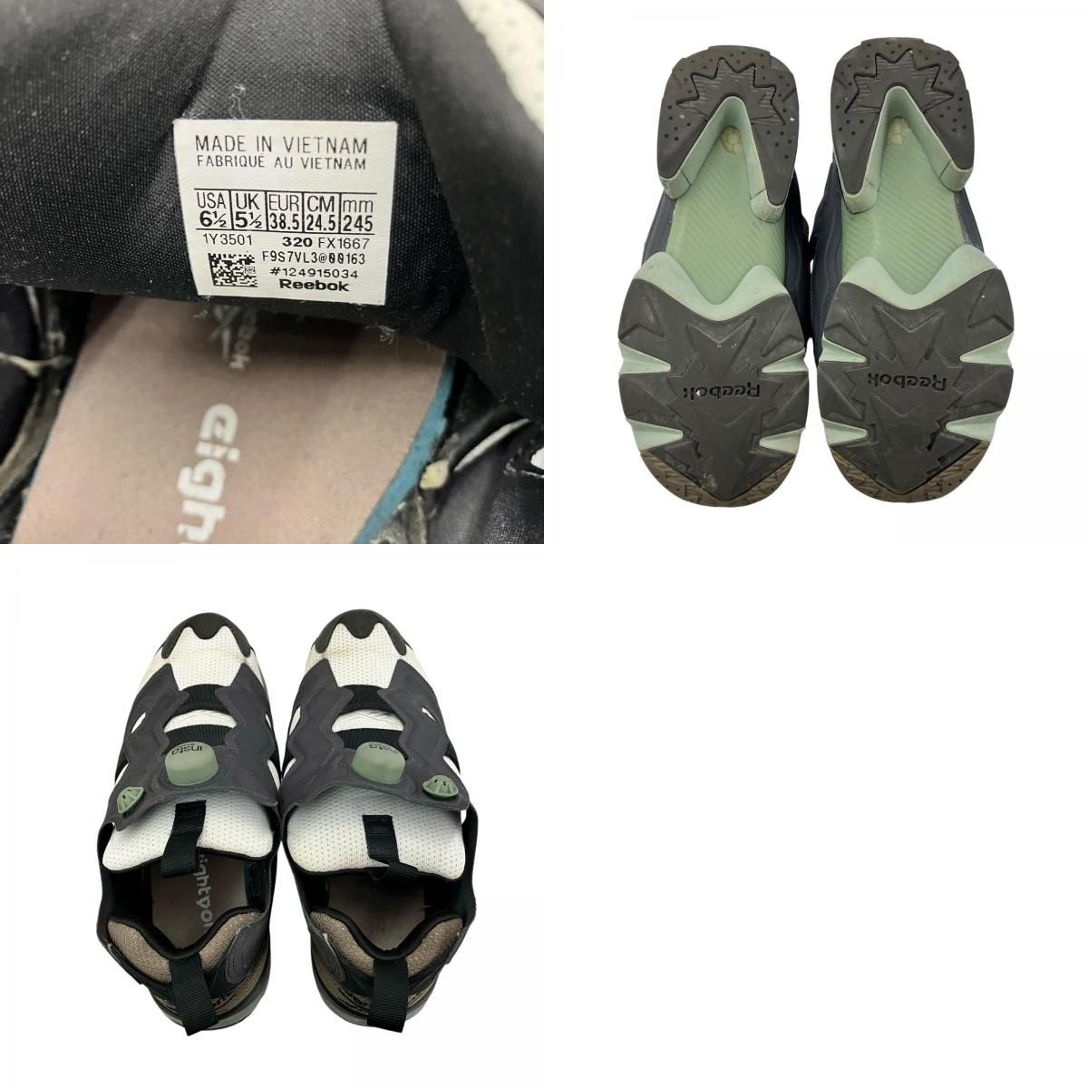 186000 現状品 Reebok リーボック エイティーワン インスタ ポンプ 