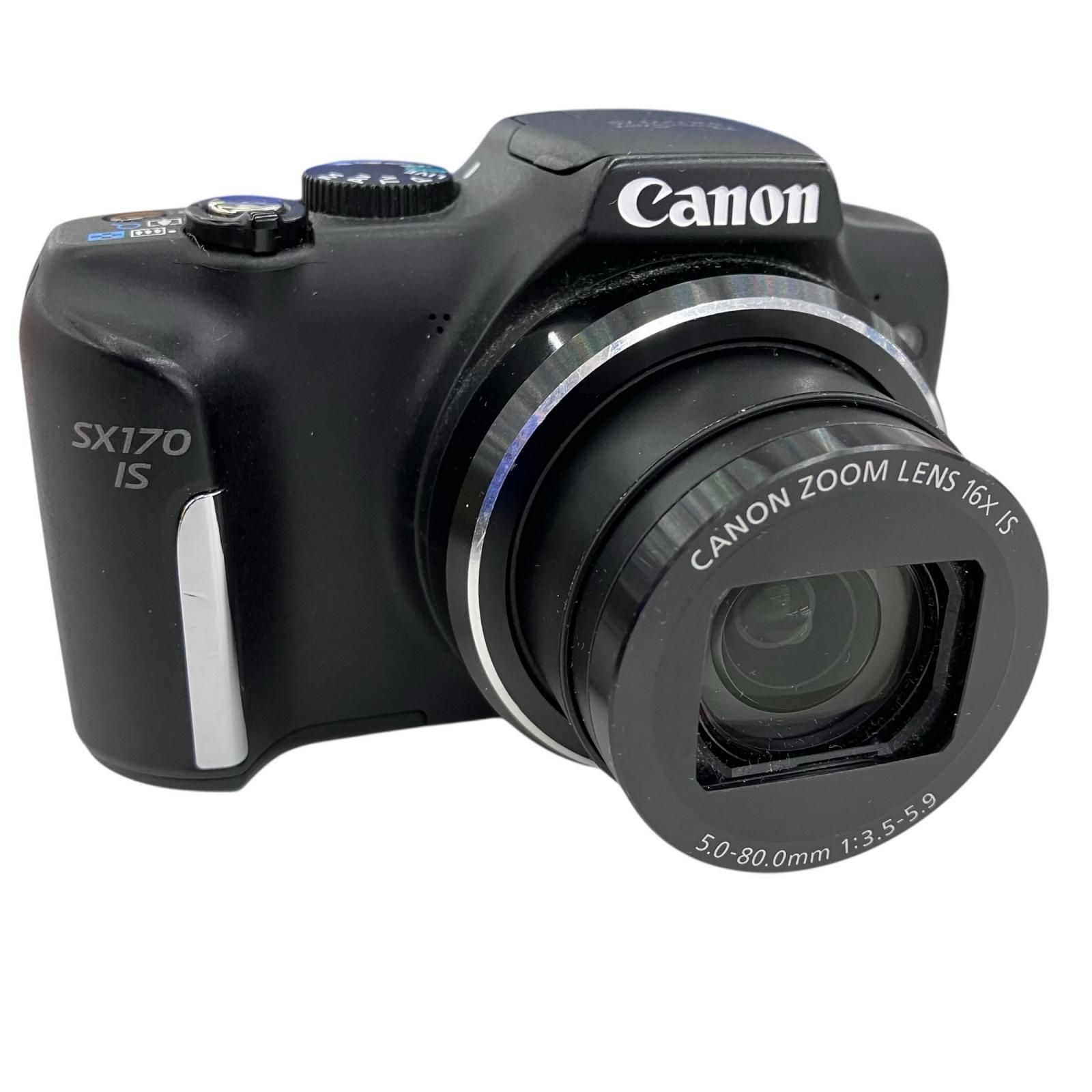 186001 canon キャノン PowerShot SX170 IS ブラック - メルカリ