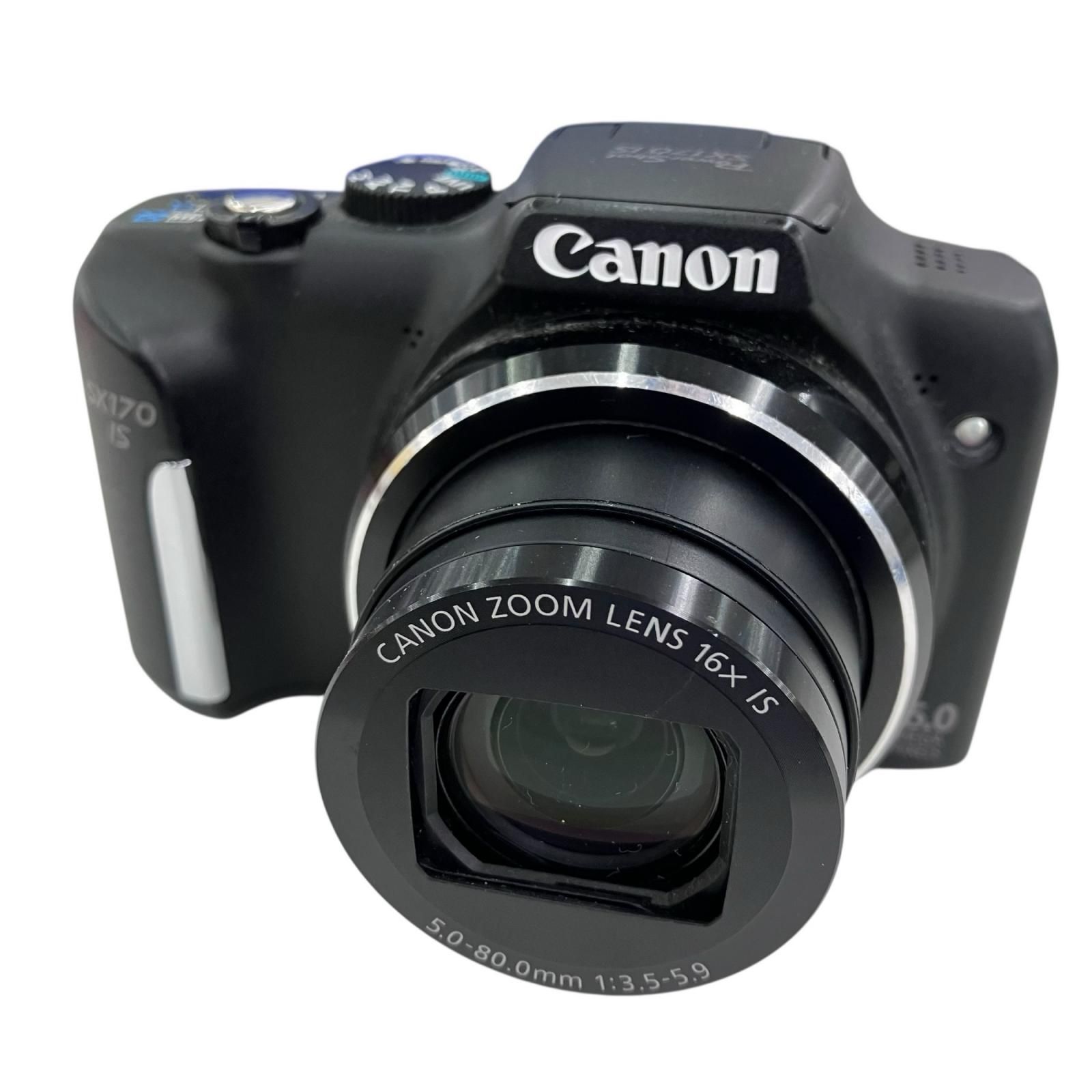 186001 canon キャノン PowerShot SX170 IS ブラック - メルカリ