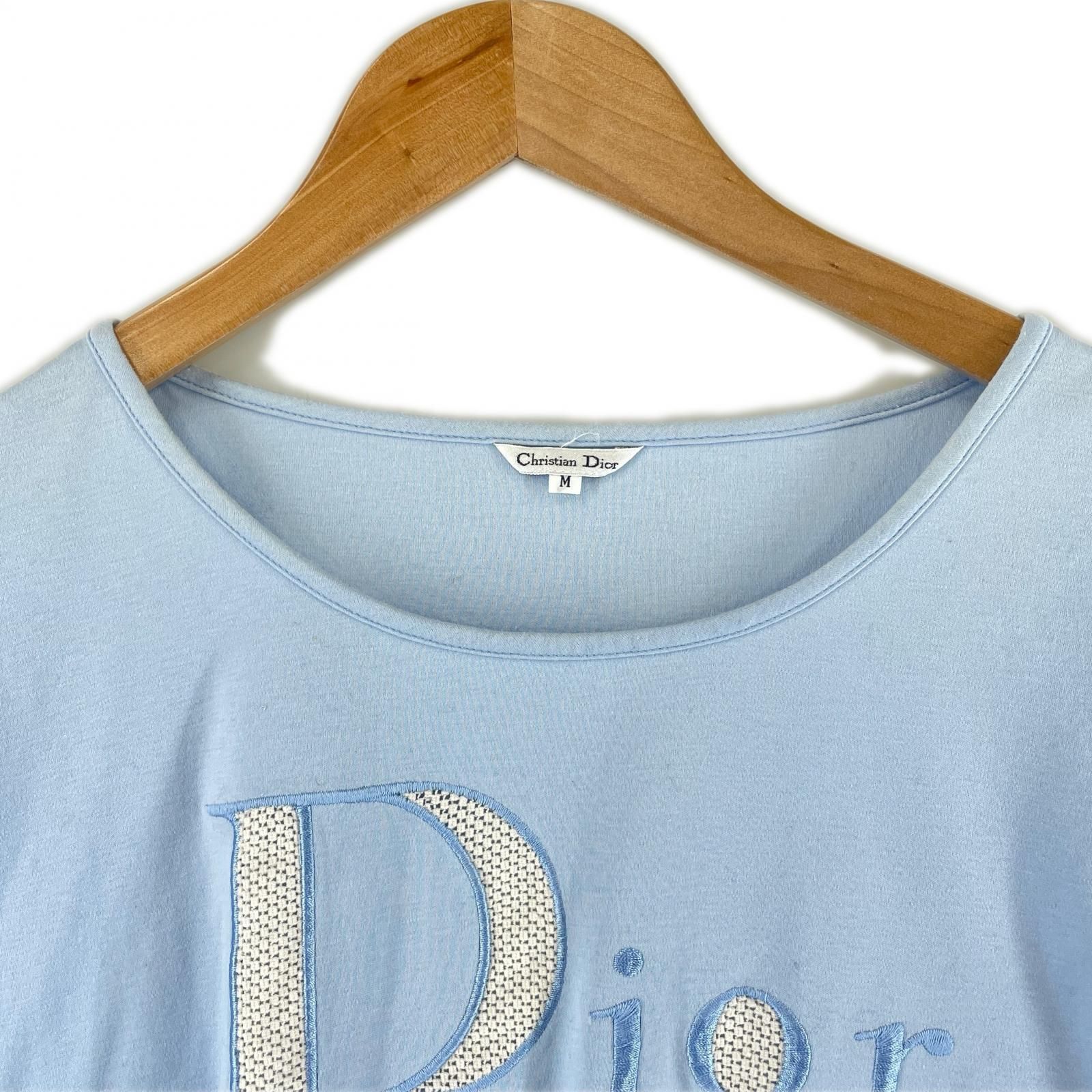 【セール中】シャツ　ディオール　DIOR 夏　女子　ブランド　人気　おしゃれ　海 Dior ディオール HL0074760 ブランドロゴ 春夏 SS 半袖Tシャツ
