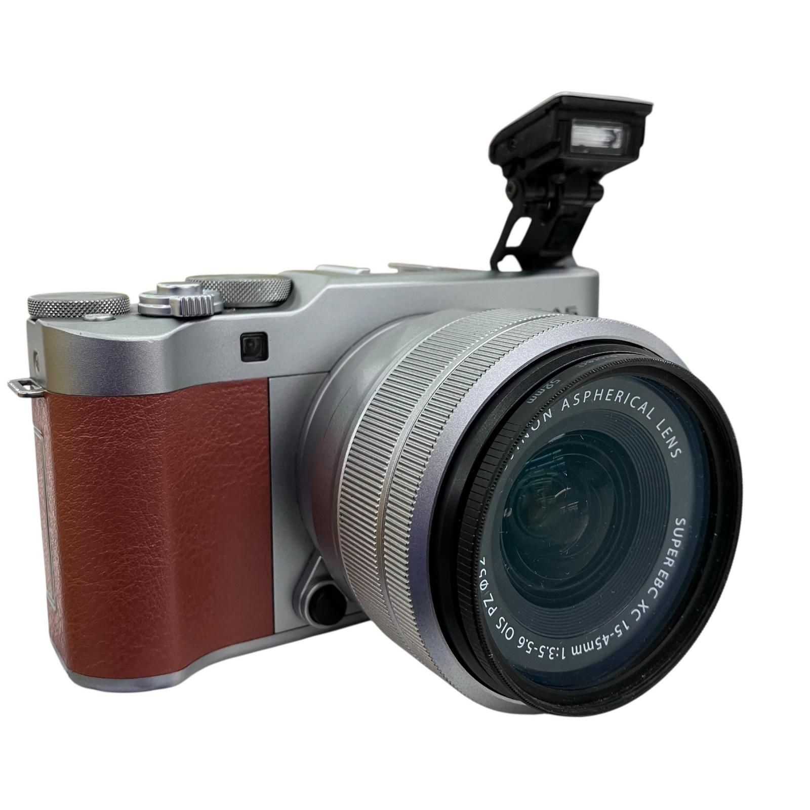 186000 FUJIFILM フジフィルム X-A5 シルバー/ブラウン - メルカリ