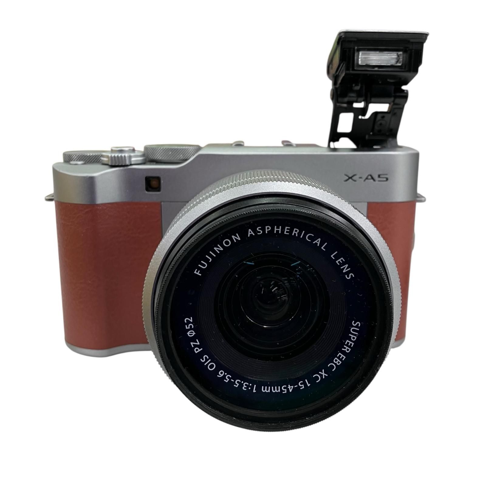 186000 FUJIFILM フジフィルム X-A5 シルバー/ブラウン - メルカリ