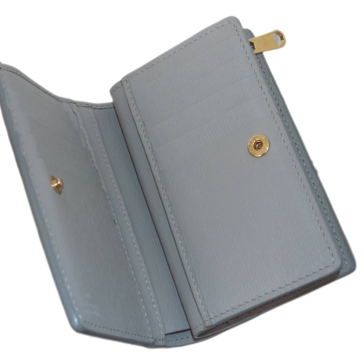 GUCCI/グッチ 二つ折り財布 ライトグレー 772640 2149 保存袋、保存箱