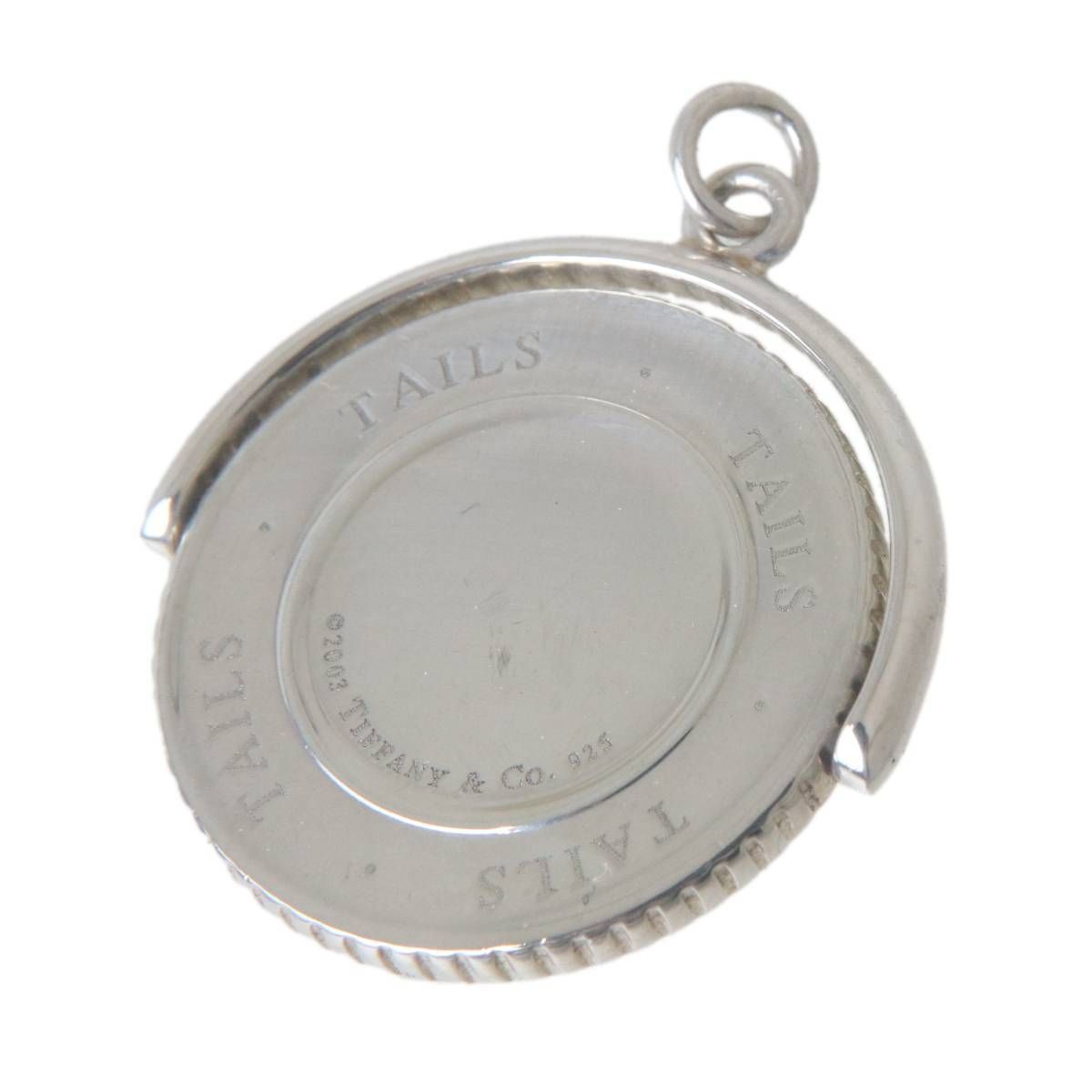 Tiffany&Co. ティファニー HEADS TAILS コイン トップのみ Sv925 全長 
