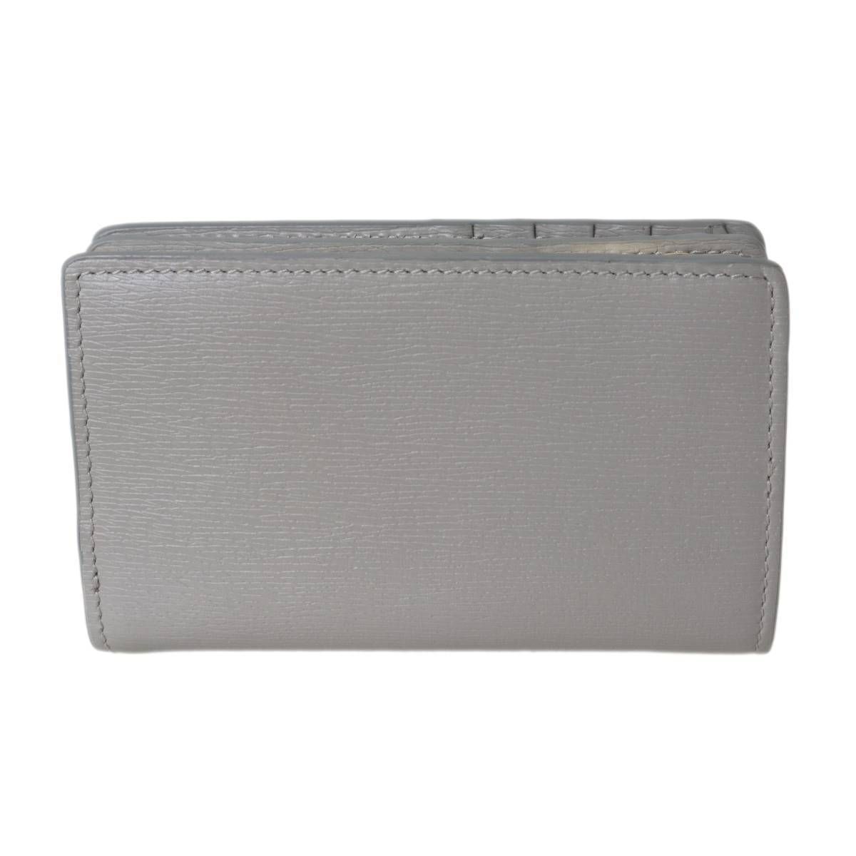 GUCCI/グッチ 二つ折り財布 ライトグレー 772640 2149 保存袋、保存箱