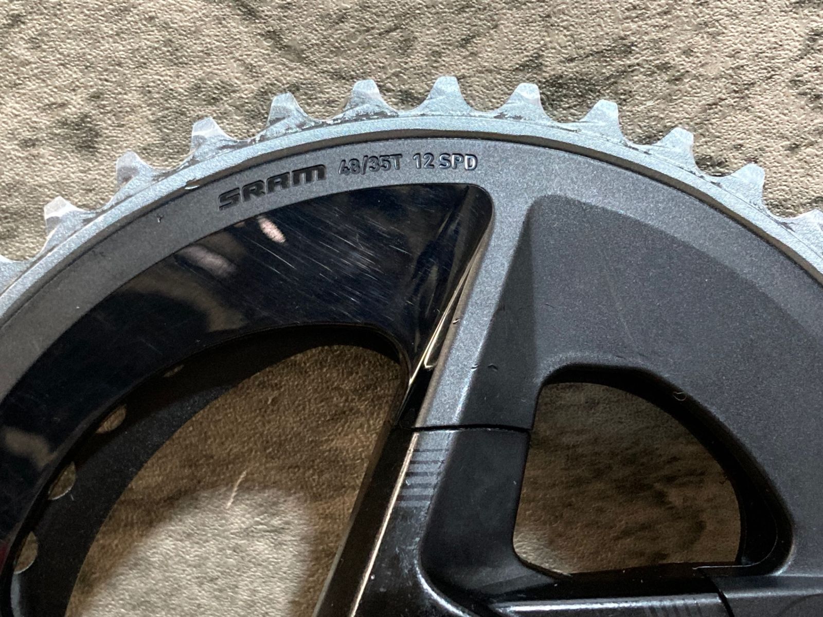 JW197 スラム SRAM Rival AXS クランクセット 48/35T 165mm-包装無料