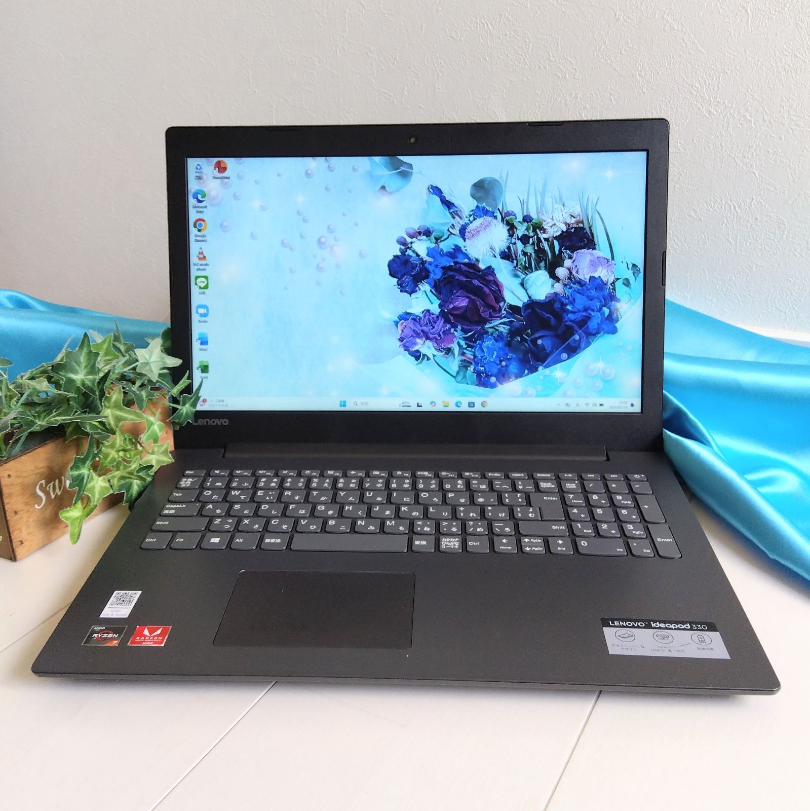 Windows11✨高速SSD✨Lenovoノートパソコン✨カメラ＆Office付きPC✨98