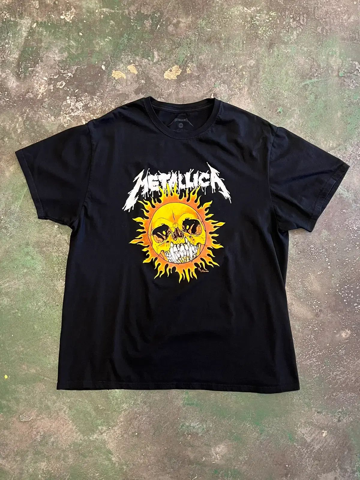 2XL メタリカ パーシヘッド サン スカル ヴィンテージ バンド Tシャツ