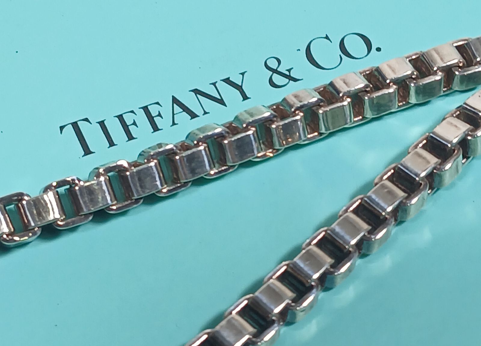TIFFANY&Co. ベネチアンリンク ブレスレット SV925 シルバー 全長約