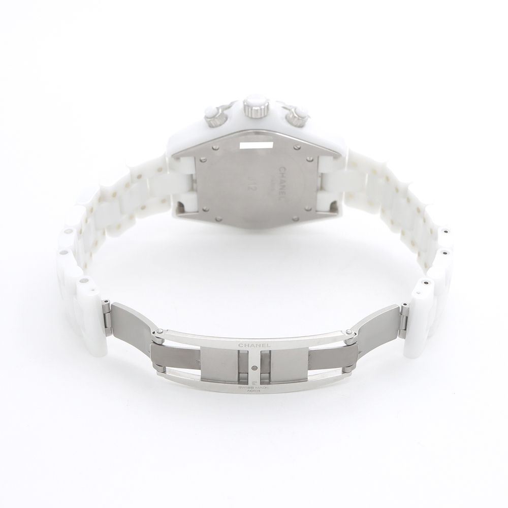 CHANEL シャネル J12 41mm クロノグラフ 2重ダイヤベゼル H2009