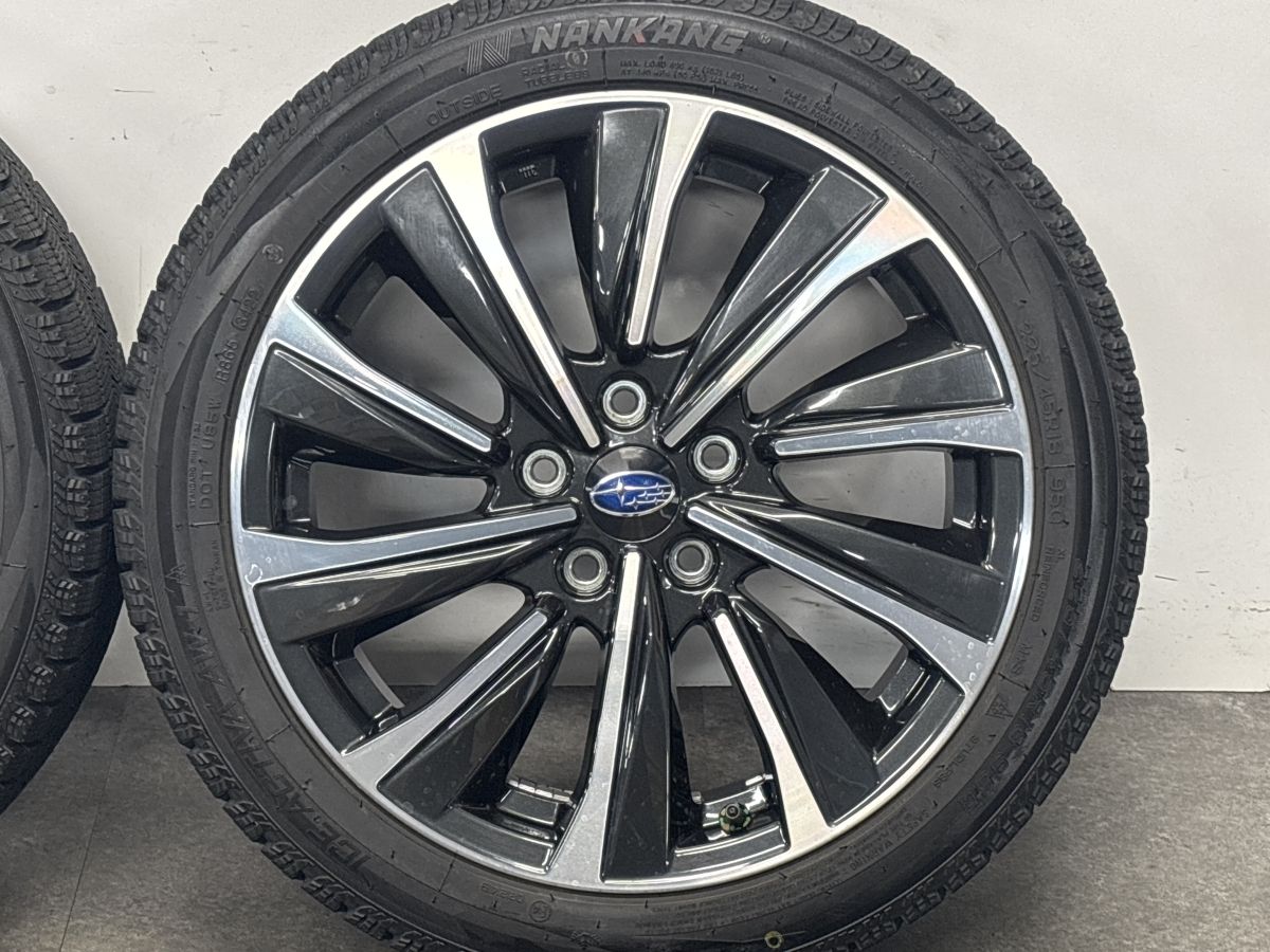 バリ溝】スバル VN5 レヴォーグ STI Sport 純正 18in 7.5J +55 PCD114