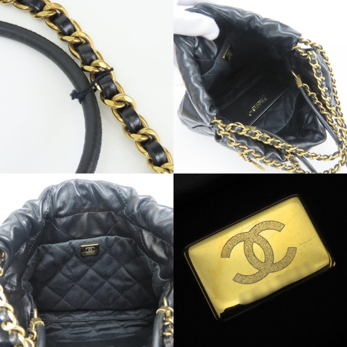 中古】 シャネル ショルダーバッグ シャネル22 ミニ ハンドバッグ 