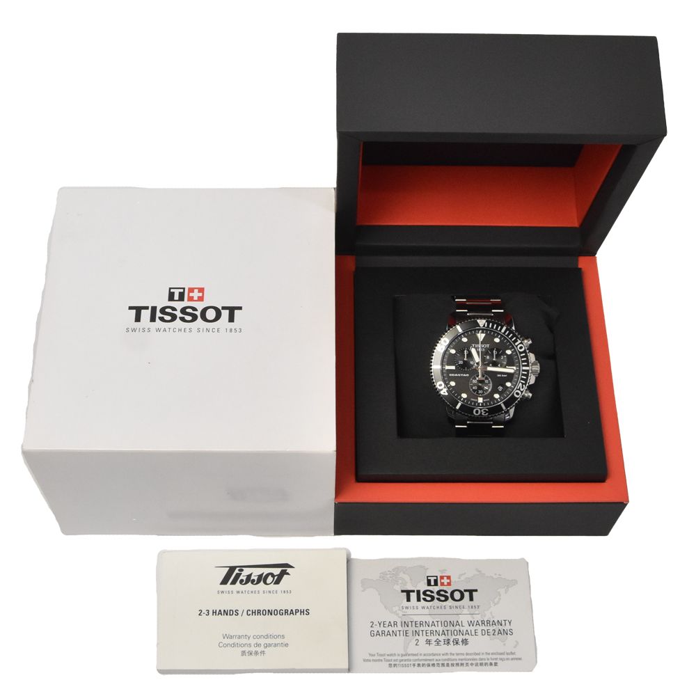 メンズ 値下 ティソ TISSOT T120417A シースター クロノグラフ