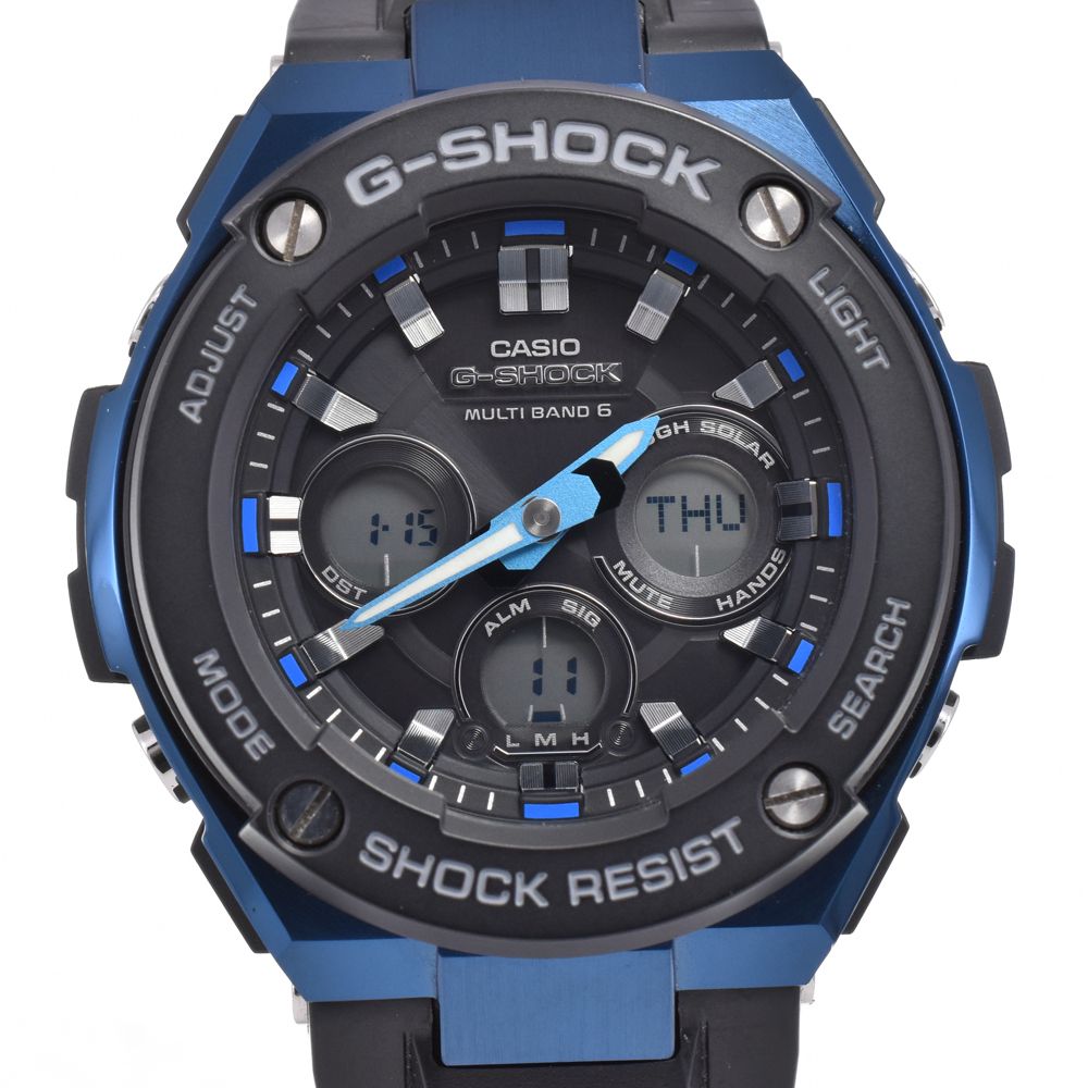 値下 カシオ CASIO GST-W300G-1A2JF G-SHOCK G-STEEL ソーラー電波 メンズ 美品 内箱・保証書付き I#144890