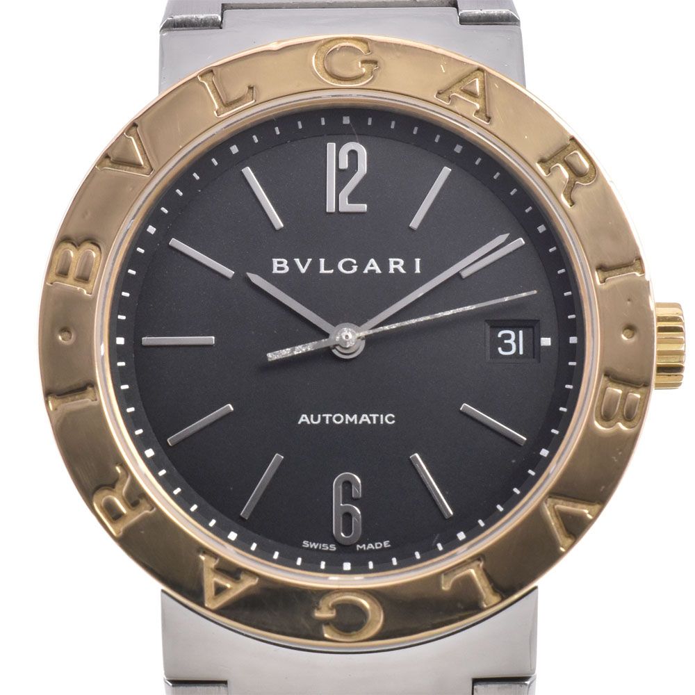 値下 ブルガリ BVLGARI BB38SG ブルガリ ブルガリ K18YG/SS 自動巻き 