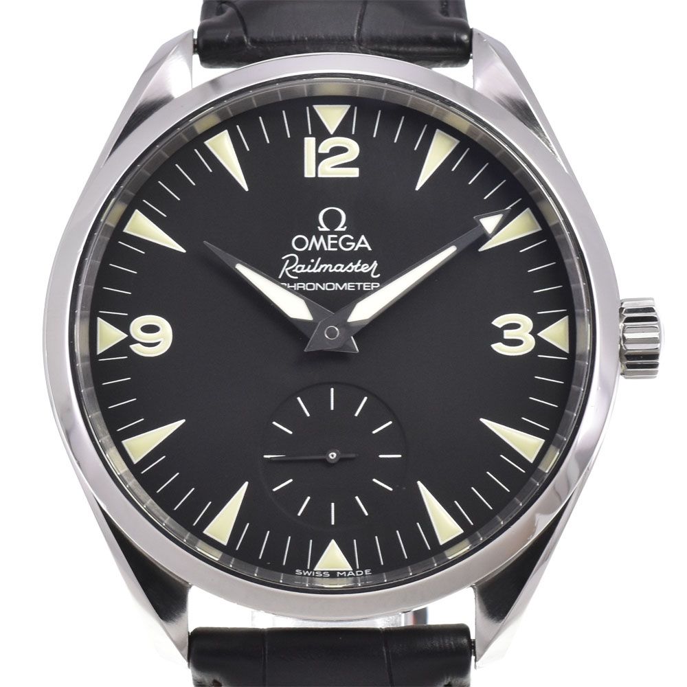値下 オメガ OMEGA 2806.52.37 シーマスター アクアテラ レイルマスター スモールセコンド 手巻き メンズ I#145154 214,150円