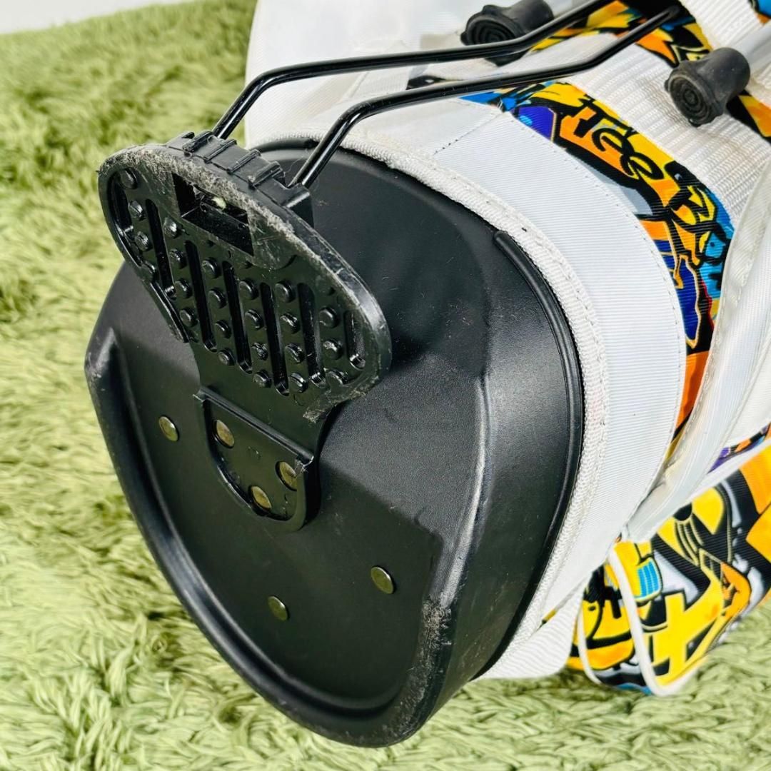 ラウドマウス キャディバッグ スタンド式 7型 4分割 ヘッドカバー付き 大人気 中古】ラウドマウス キャディバッグ スタンド式 7型 4分割