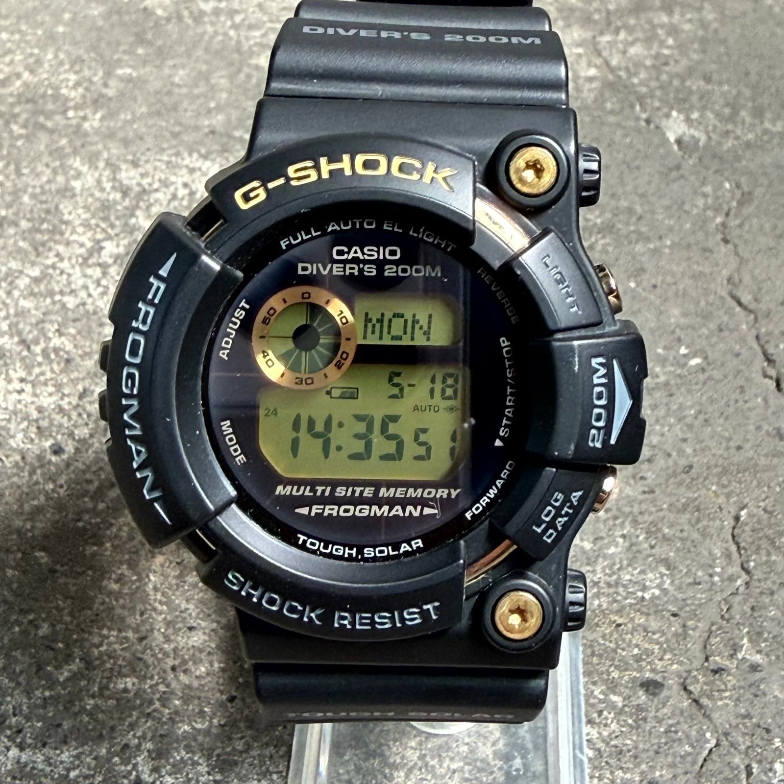 G-SHOCK MASTER OF G SEA FROGMAN 25周年記念 Dawn Black タフソーラー