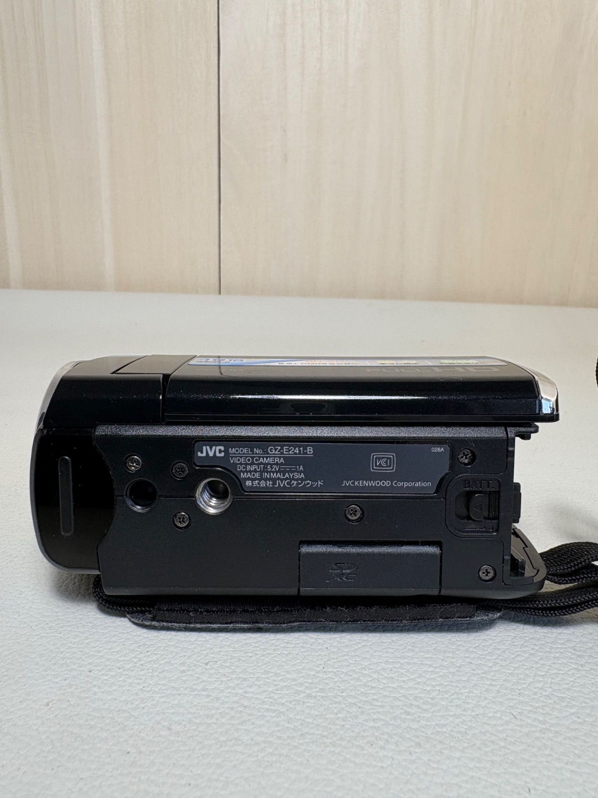 JCB GZ-E241-B デジタルビデオカメラ 光学40倍ズーム ブラック【動作品