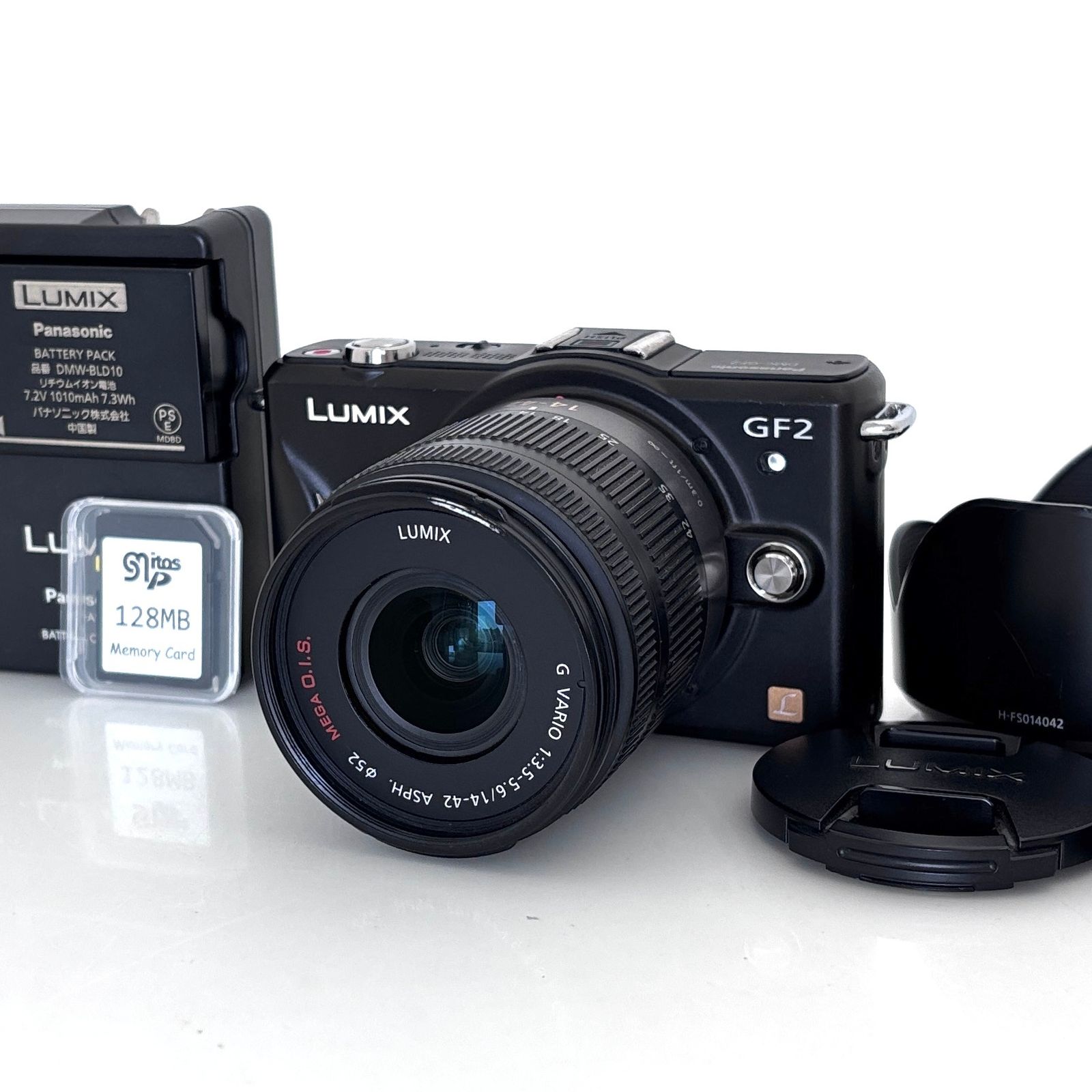 【パナソニック】Panasonic LUMIX DMC-GF2 ミラーレス一眼 デジタルカメラ G VARIO 14-42mm F3.5-5.6 ASPH. MEGA O.I.S. #T264